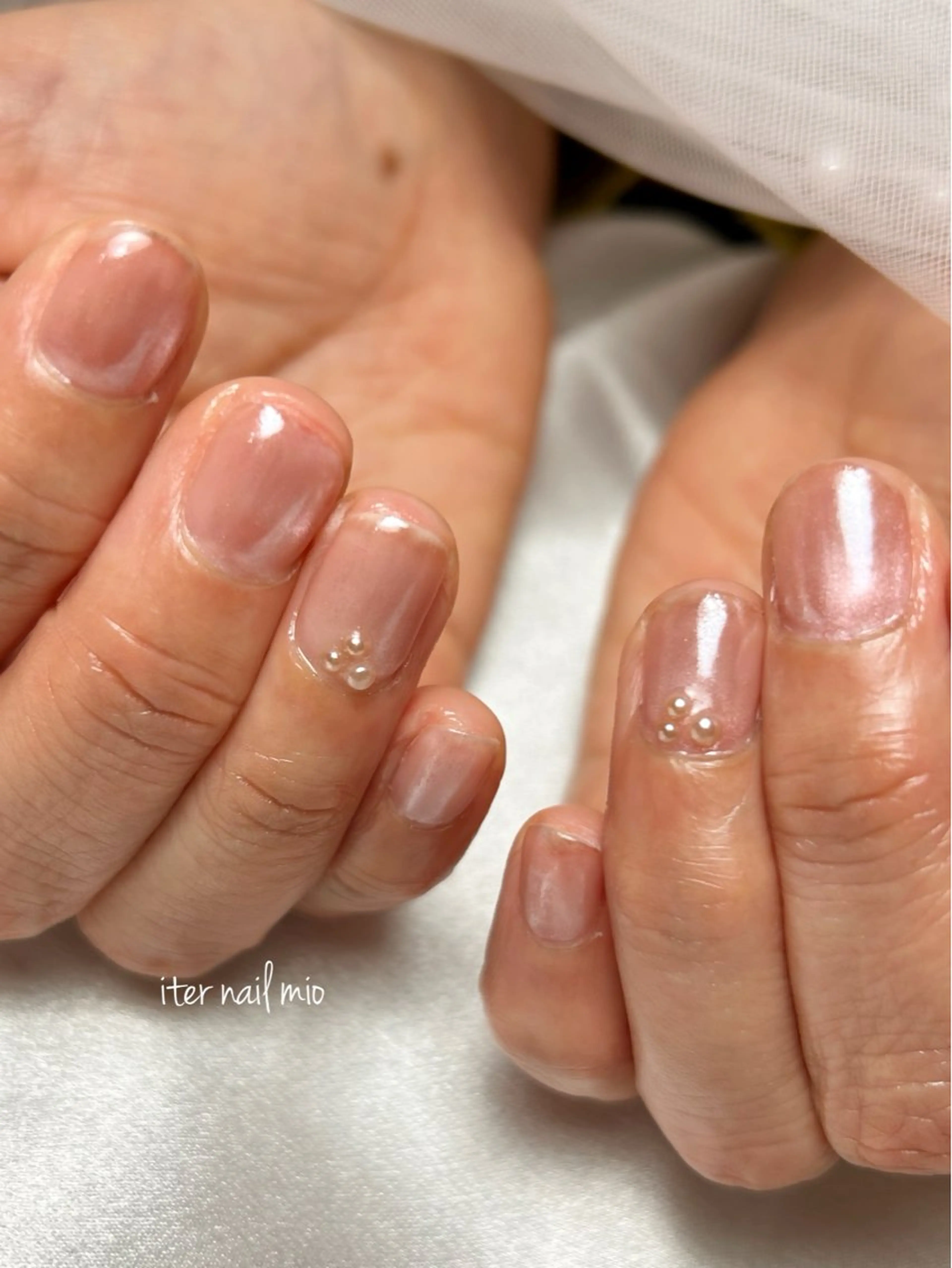 ネイル 春ネイル ハンドネイル ITER mioのネイルデザイン