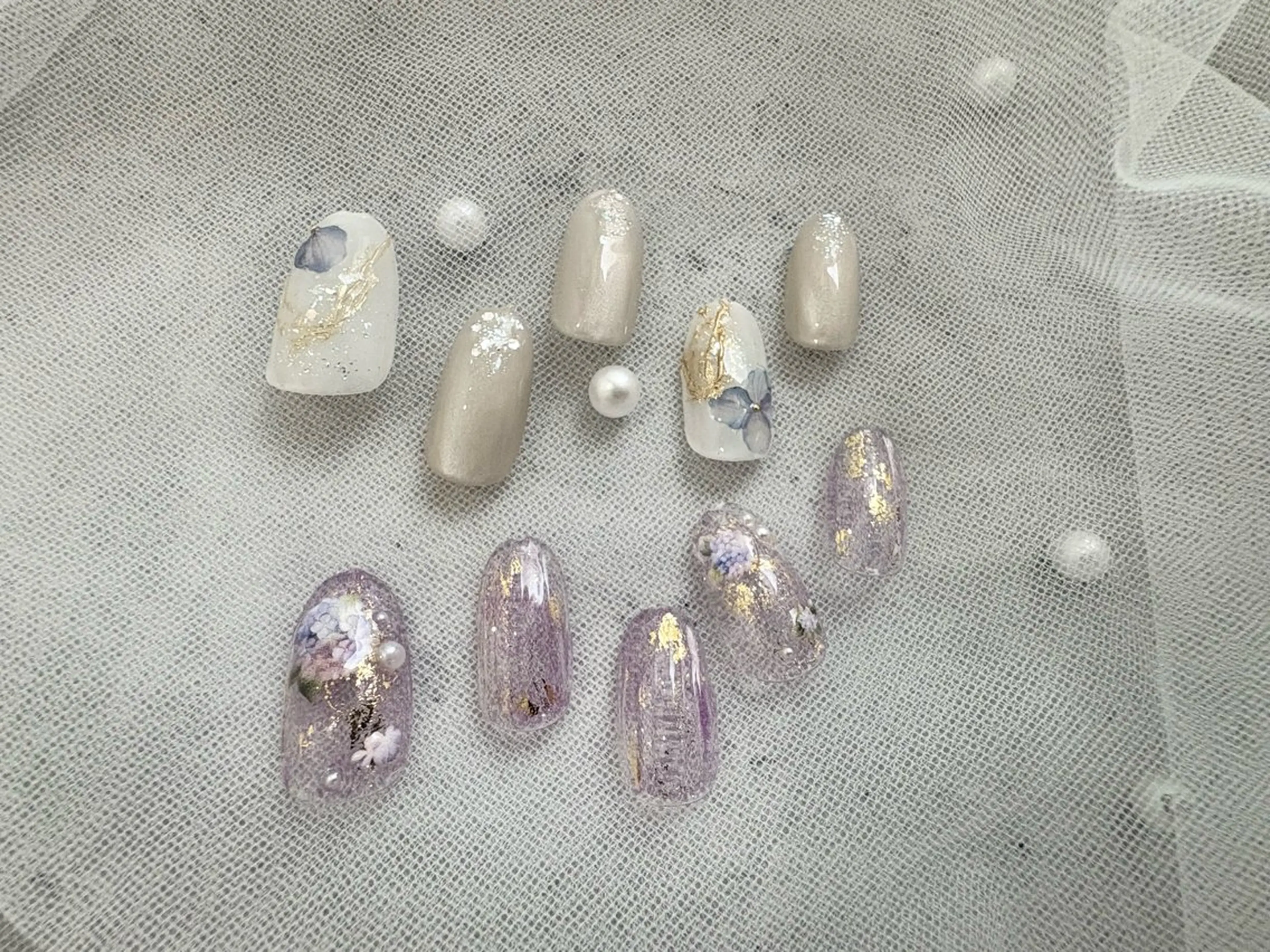 紫陽花デザインの写真