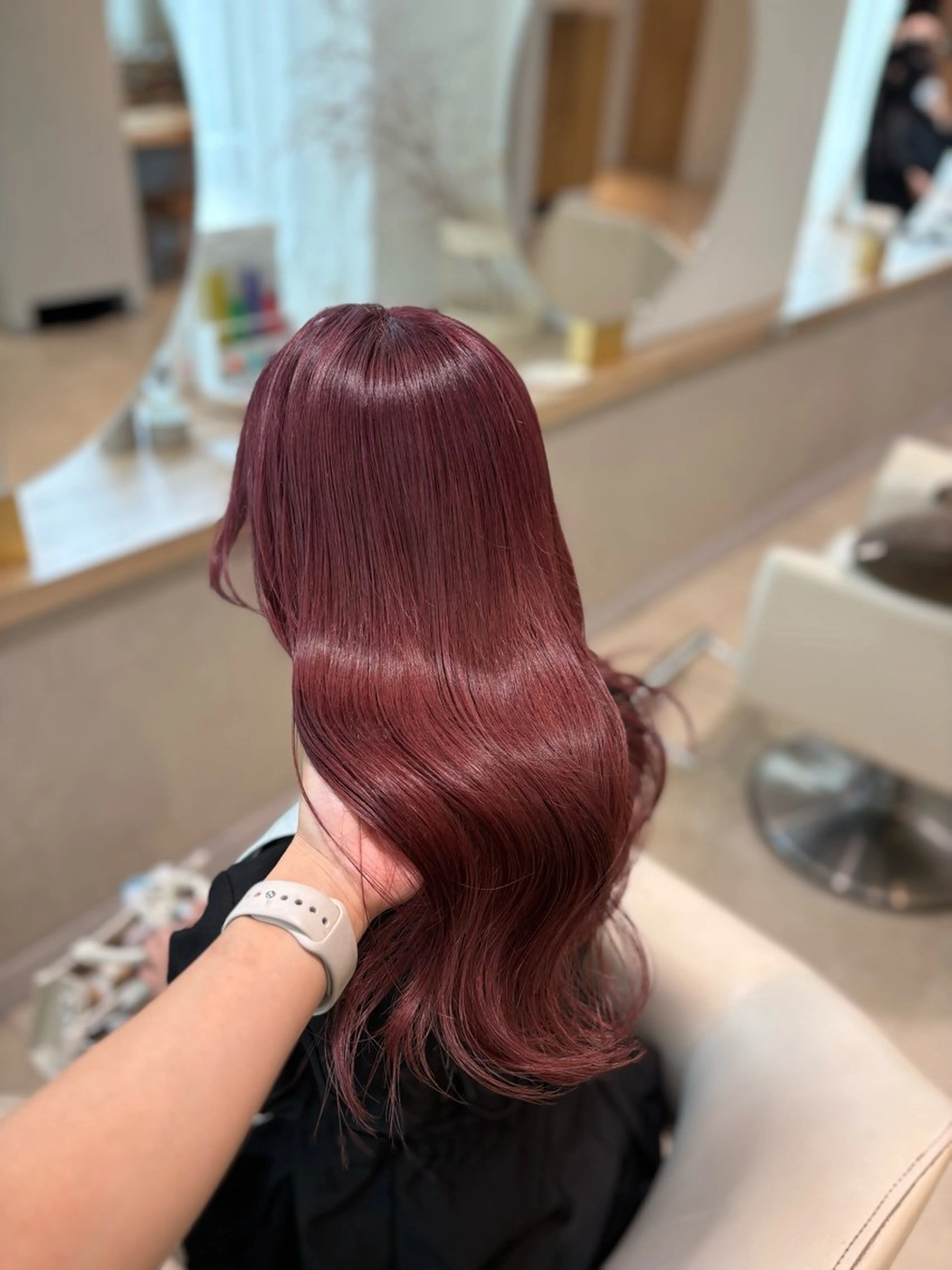 ロング カラー カット ヘアカラー トリートメント Osoko Hiyoriのヘアスタイル