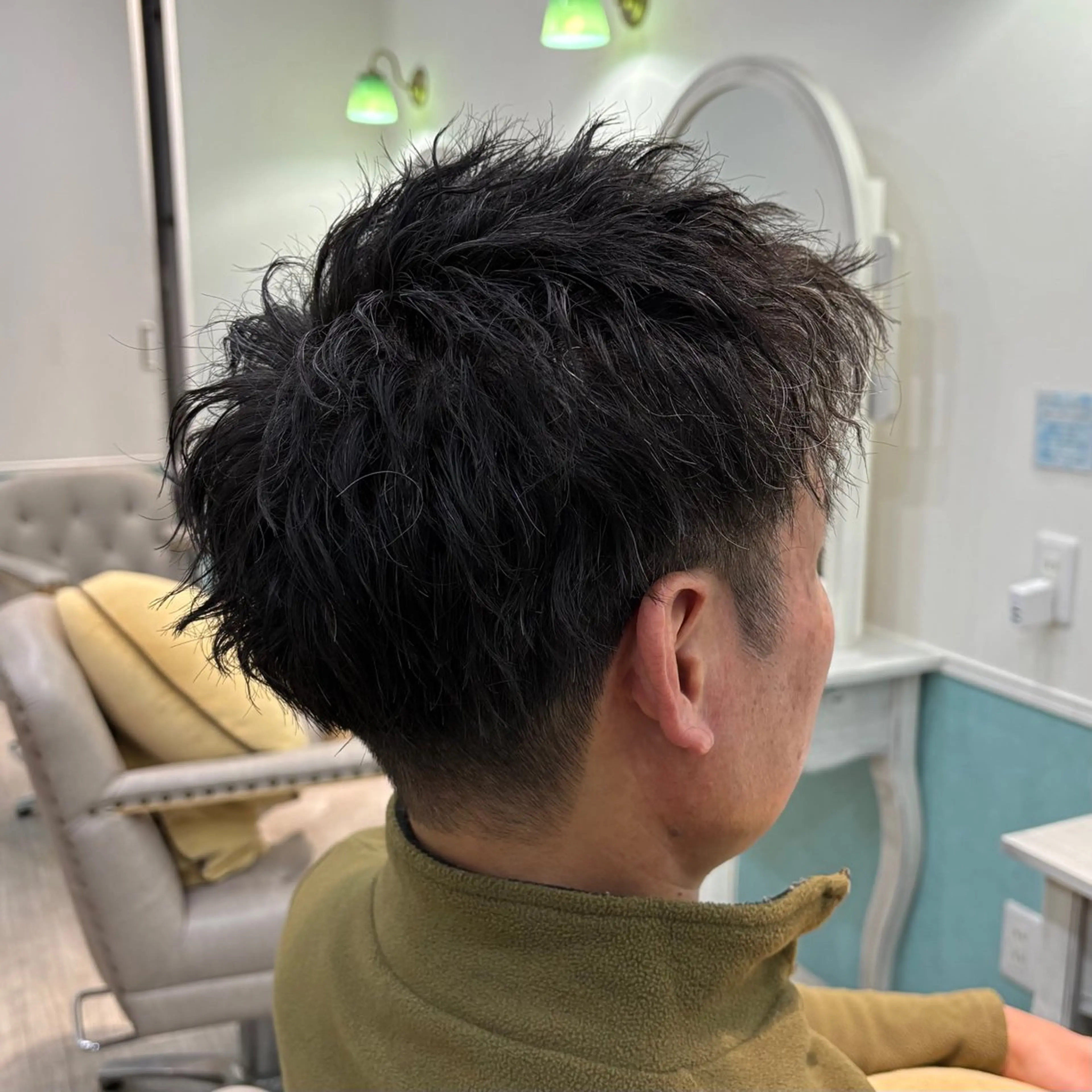 メンズ メンズ韓国風 マッシュ メンズパーマ 【メンズ専門】 髙橋琉偉のヘアスタイル