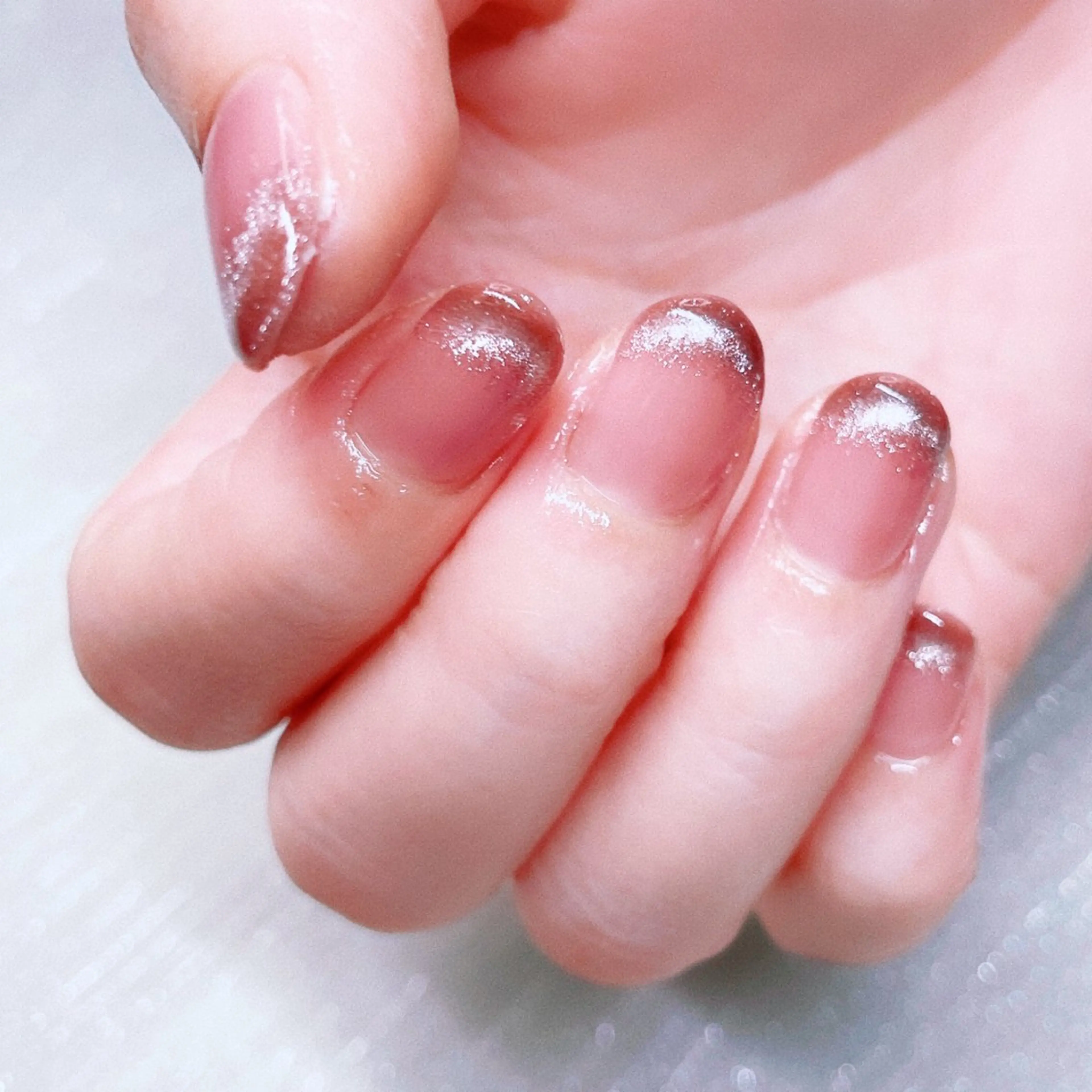 ネイル 長さ出し ハンドネイル Nailist suzuのネイルデザイン