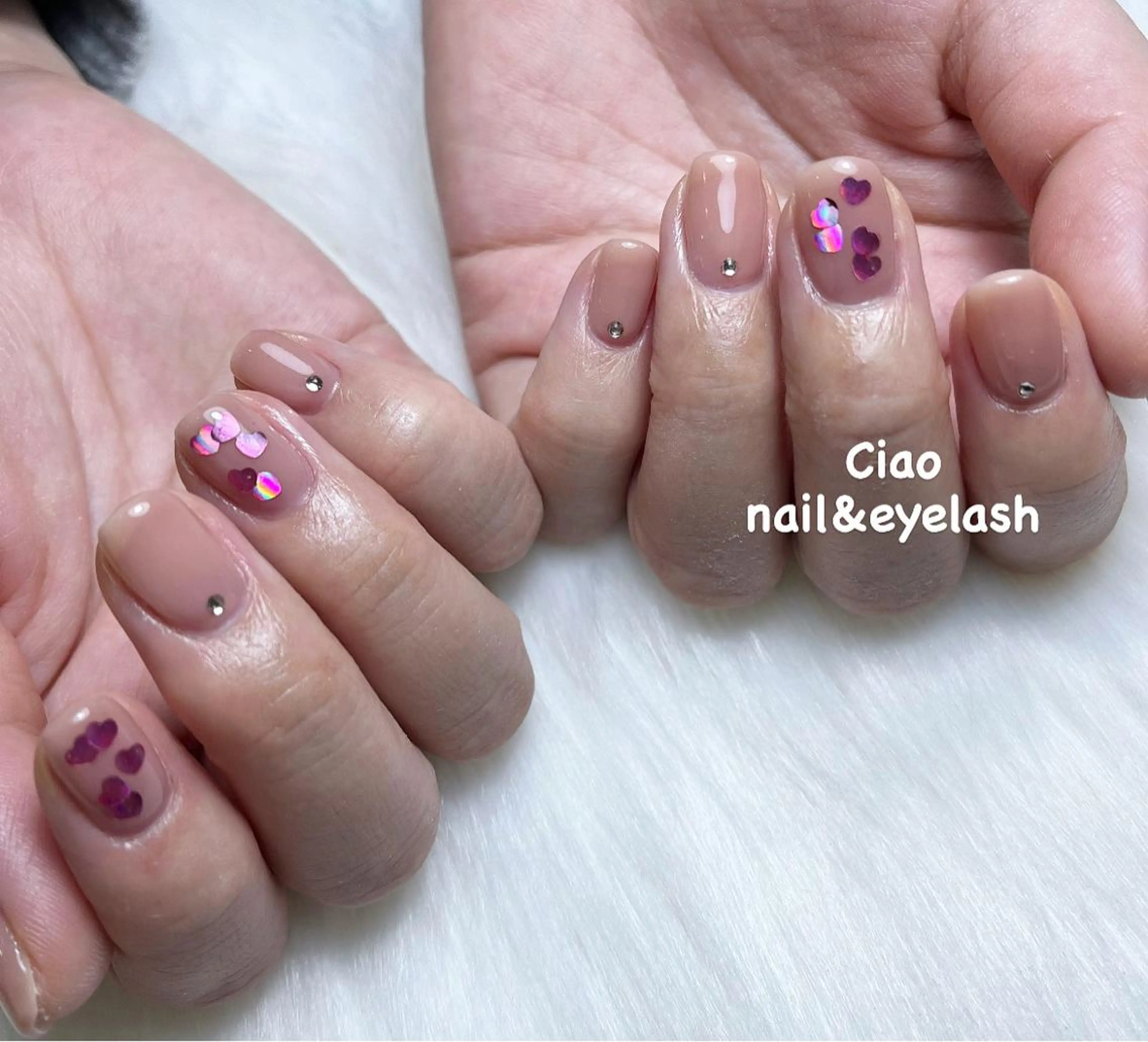 ネイル ハート バレンタイン #Amin nail salonのネイルデザイン