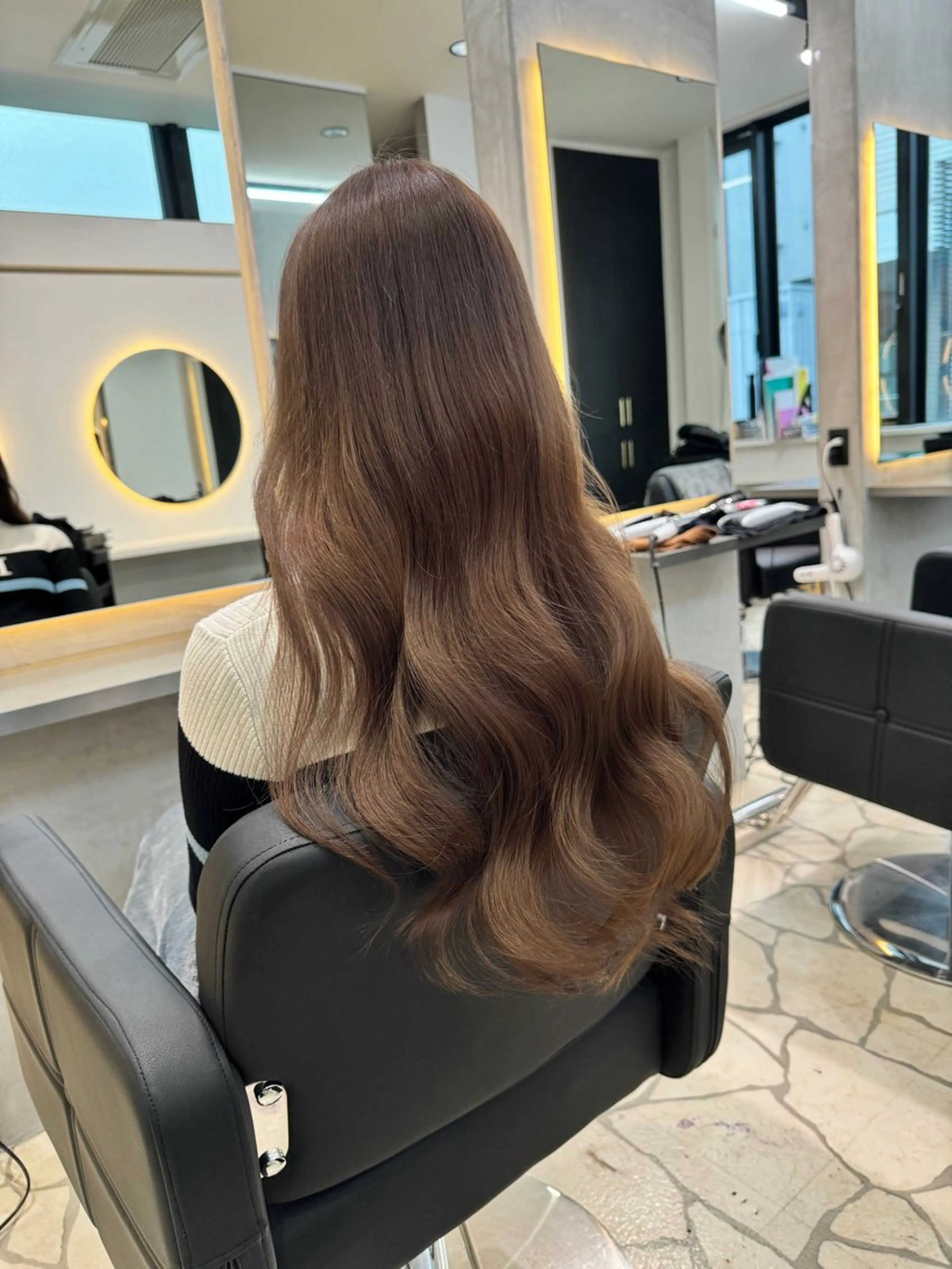 ロング カラー Lapis 福岡大名 AIのヘアスタイル