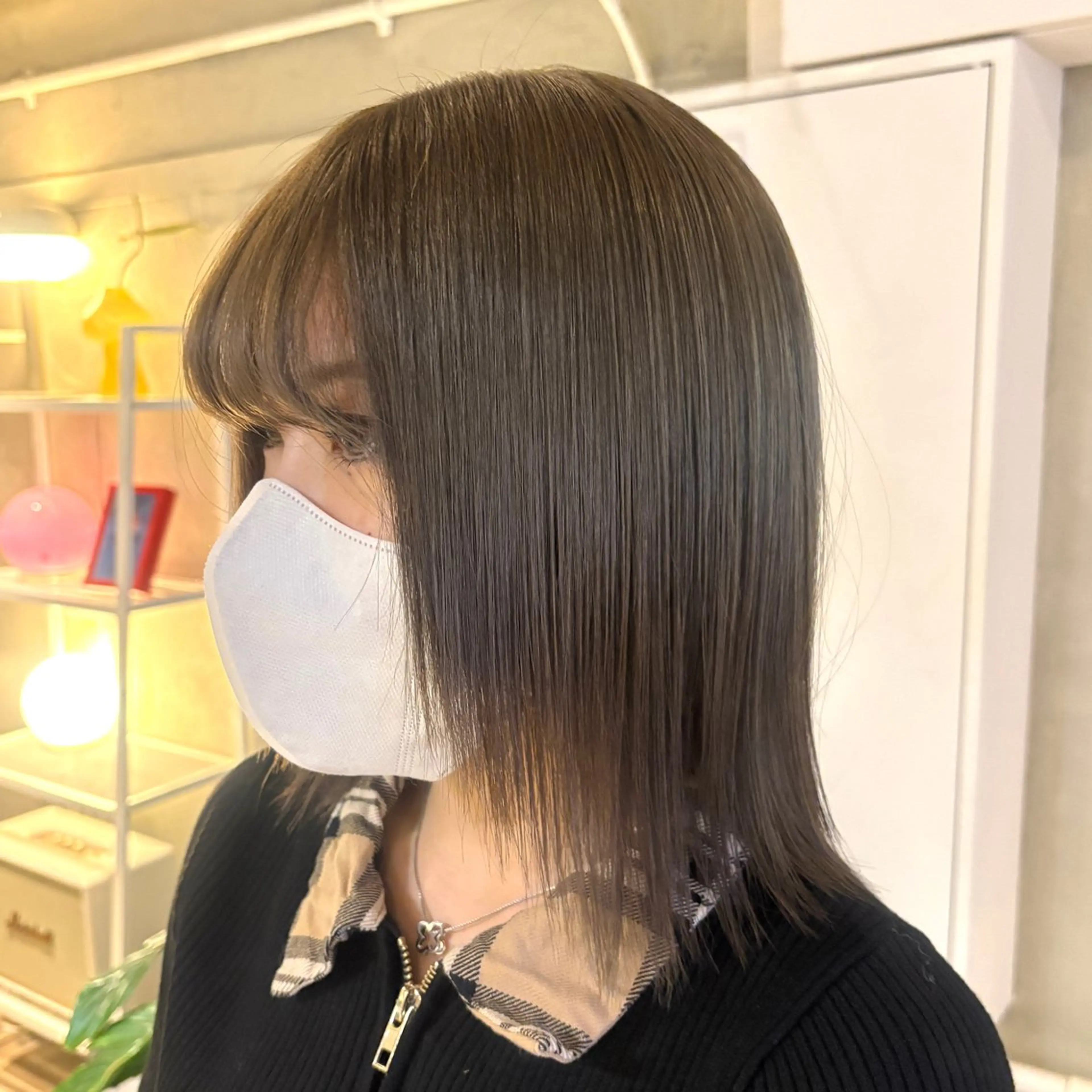 👾根元のみリタッチ(ブリーチ)+カラー+外部補修トリートメント✨の写真