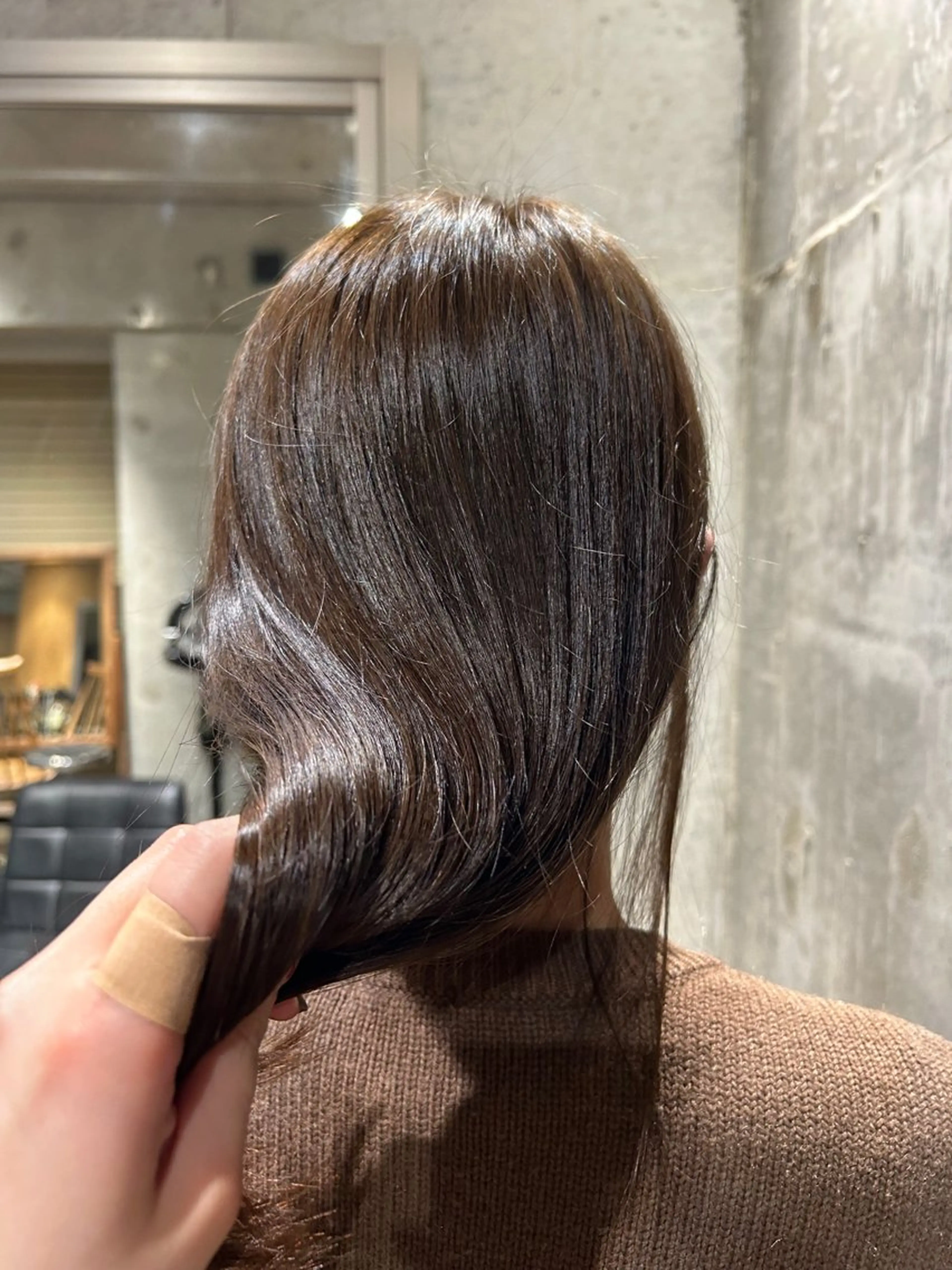 セミロング ohasi yunaのヘアスタイル
