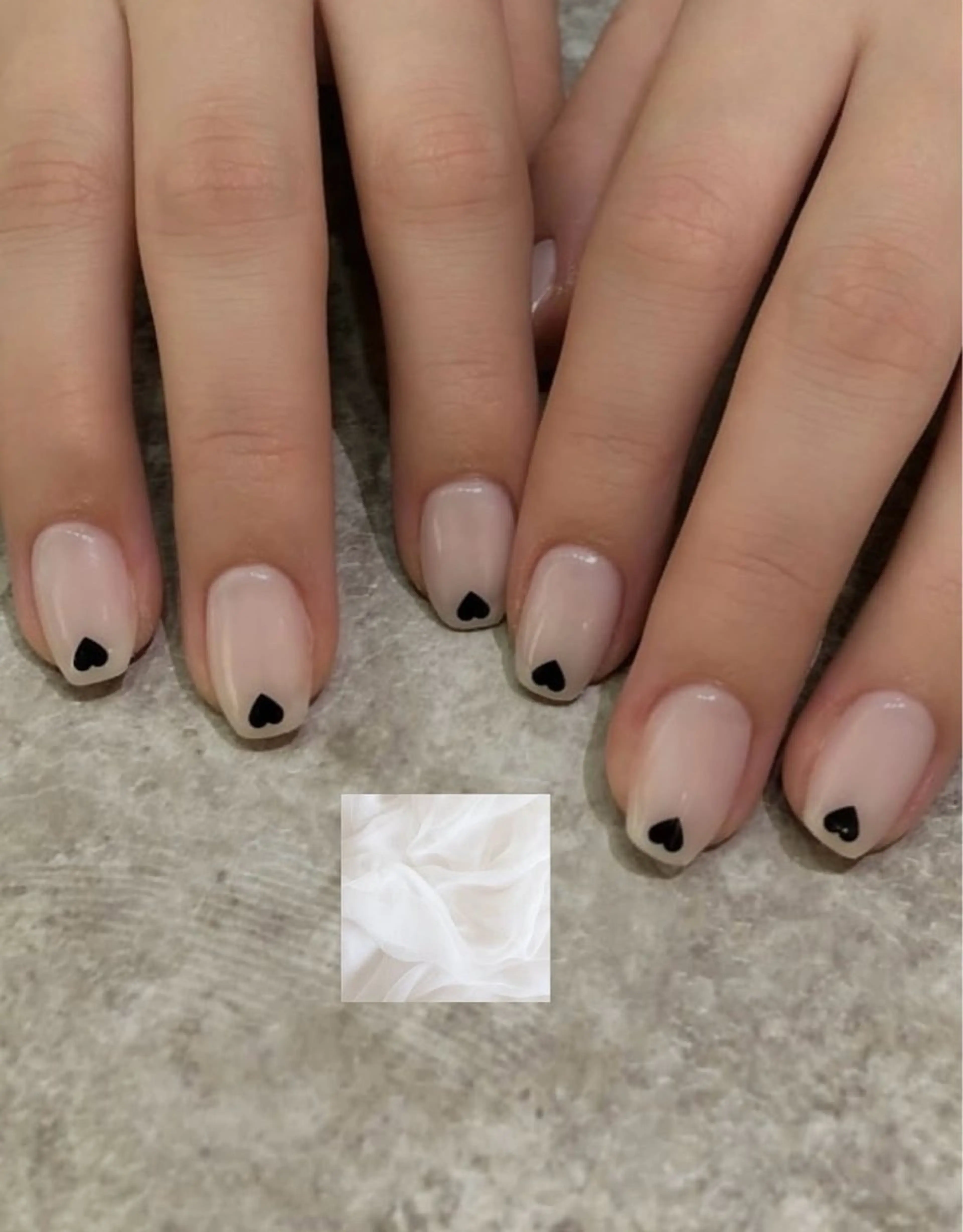 ネイル ワンカラーネイル ハンドネイル ニュアンスネイル⌇ Rukka💅🫧のネイルデザイン