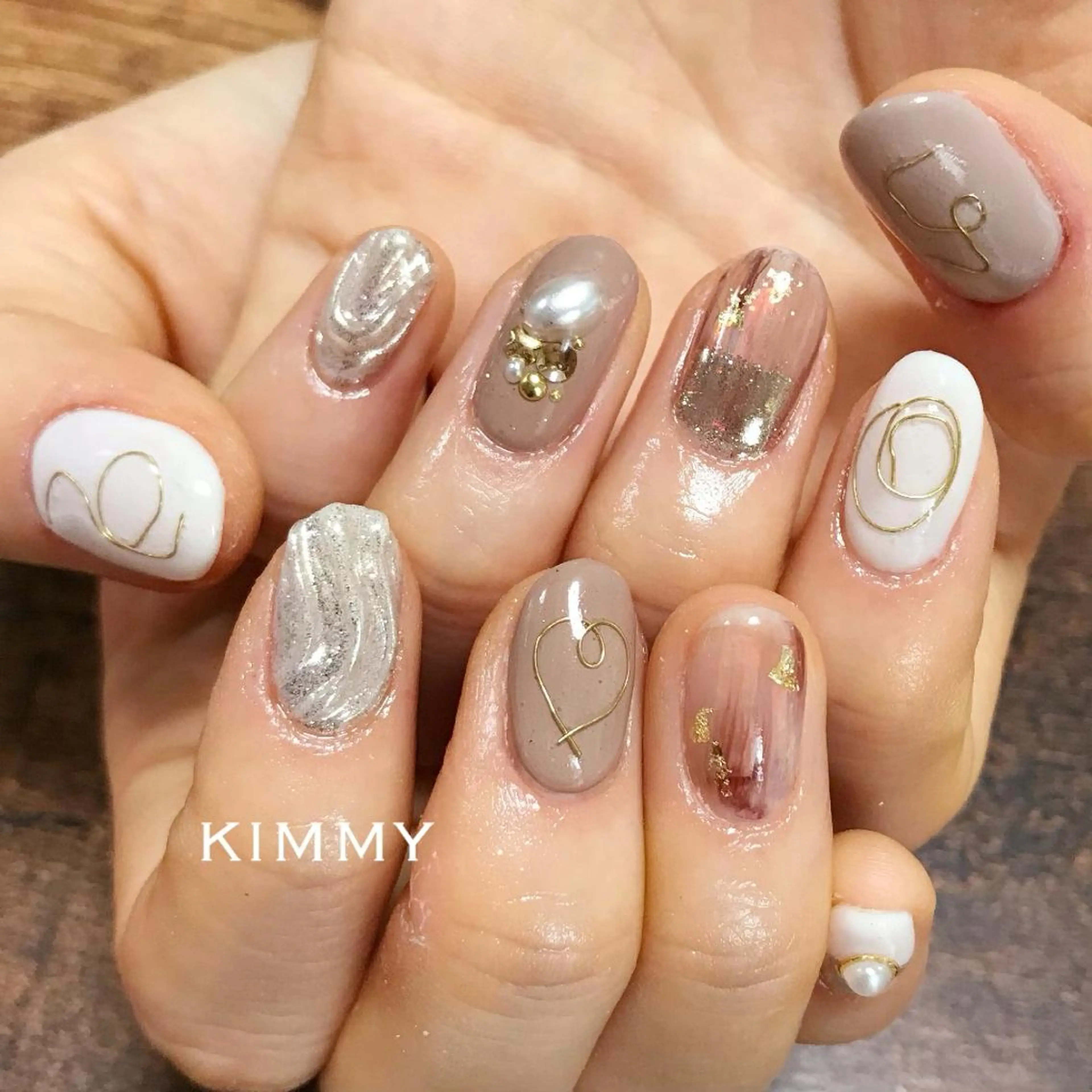 ネイル ハンドネイル kimmy nailsのネイルデザイン