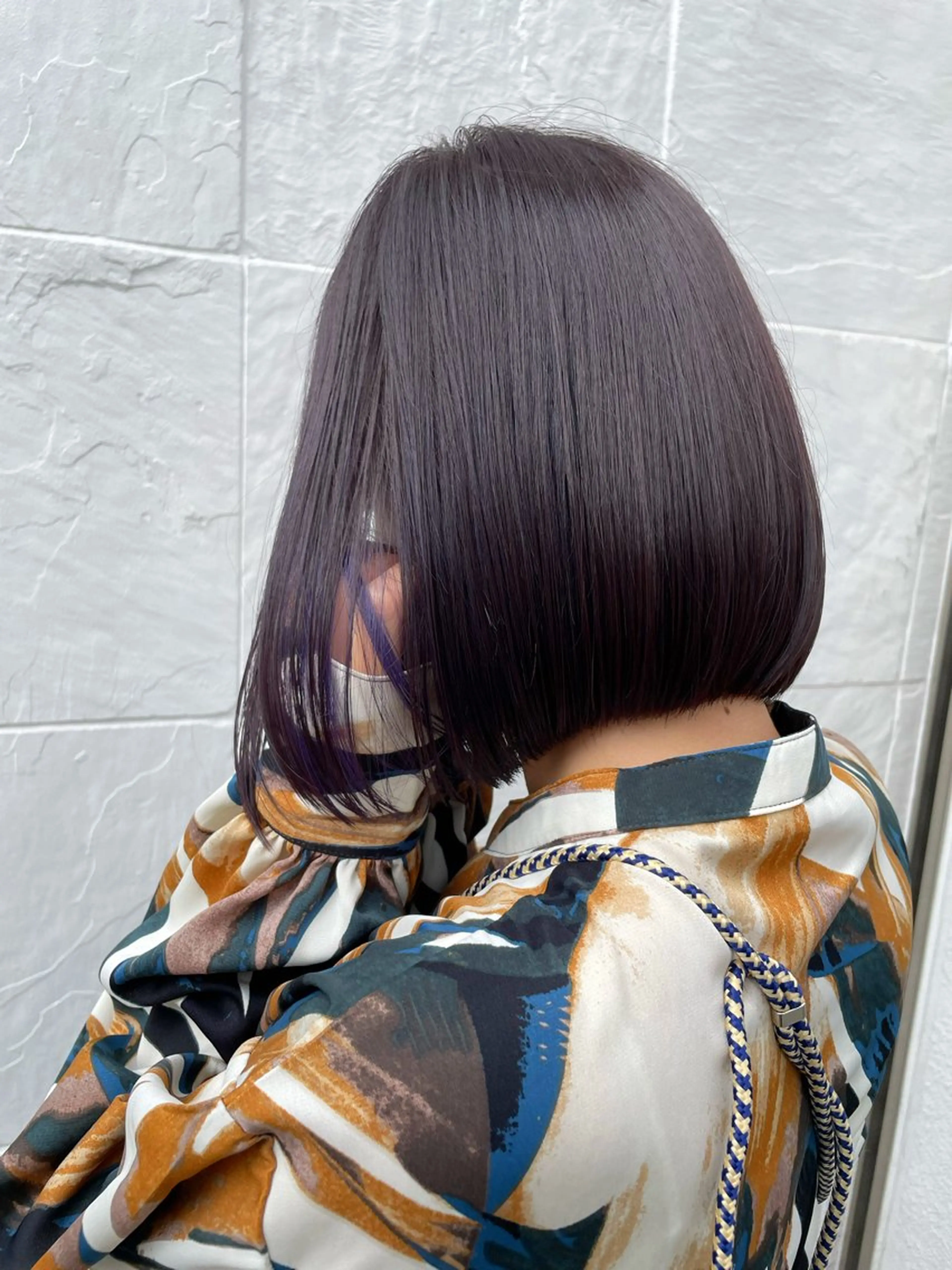 ショート カラー イヤリングカラー ボブ 高尾亮輔/ ボブ特化美容師のヘアスタイル