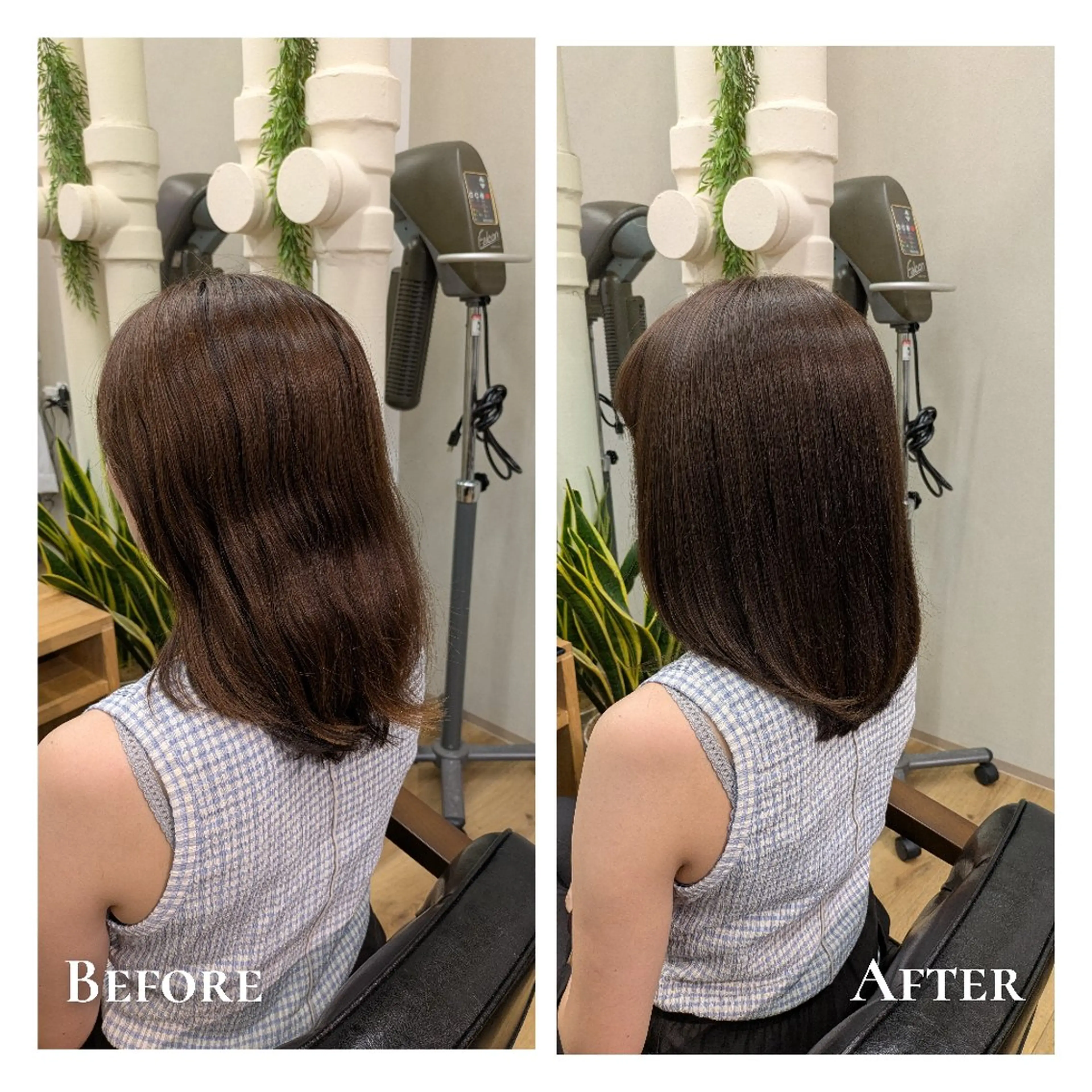 カラー ブラウンカラー Cafu hair Tachi所属・有馬 葵のヘアスタイル