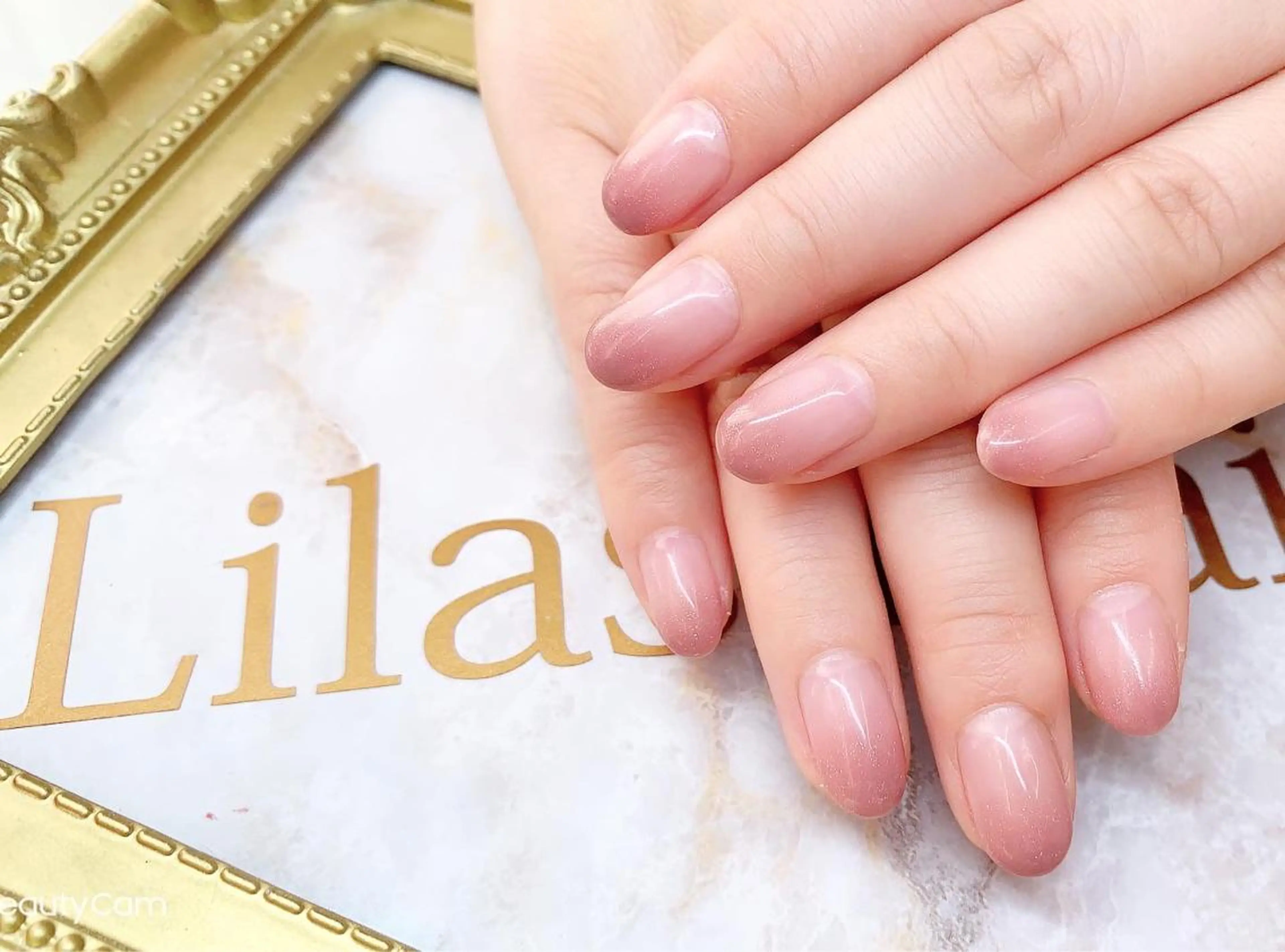 ネイル ジェルネイル グラデーション ハードジェル ロングネイル ニュアンスネイル Lilas Nailのネイルデザイン