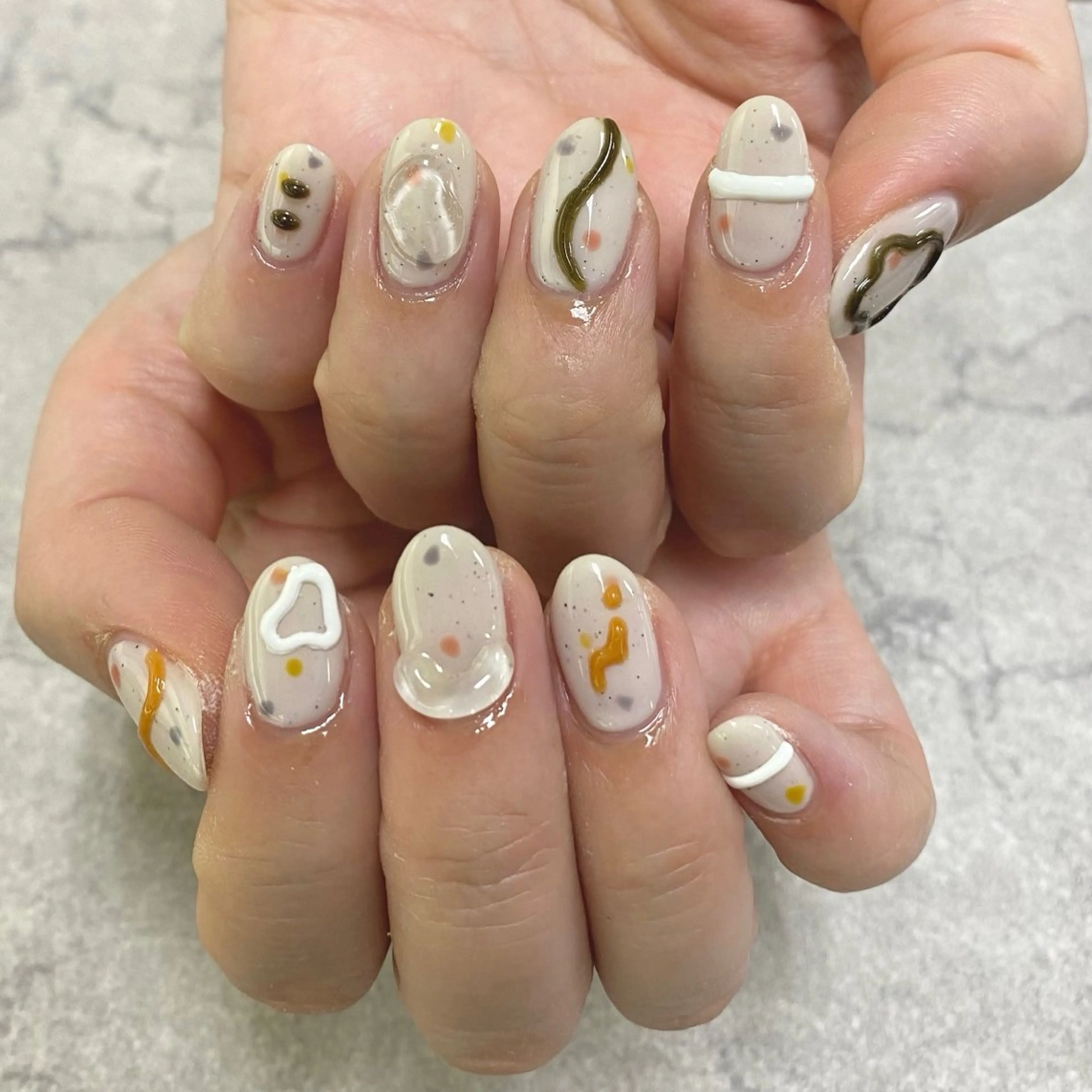 ネイル ニュアンスネイル ハンドネイル NUMAZAWA KASUMIのネイルデザイン