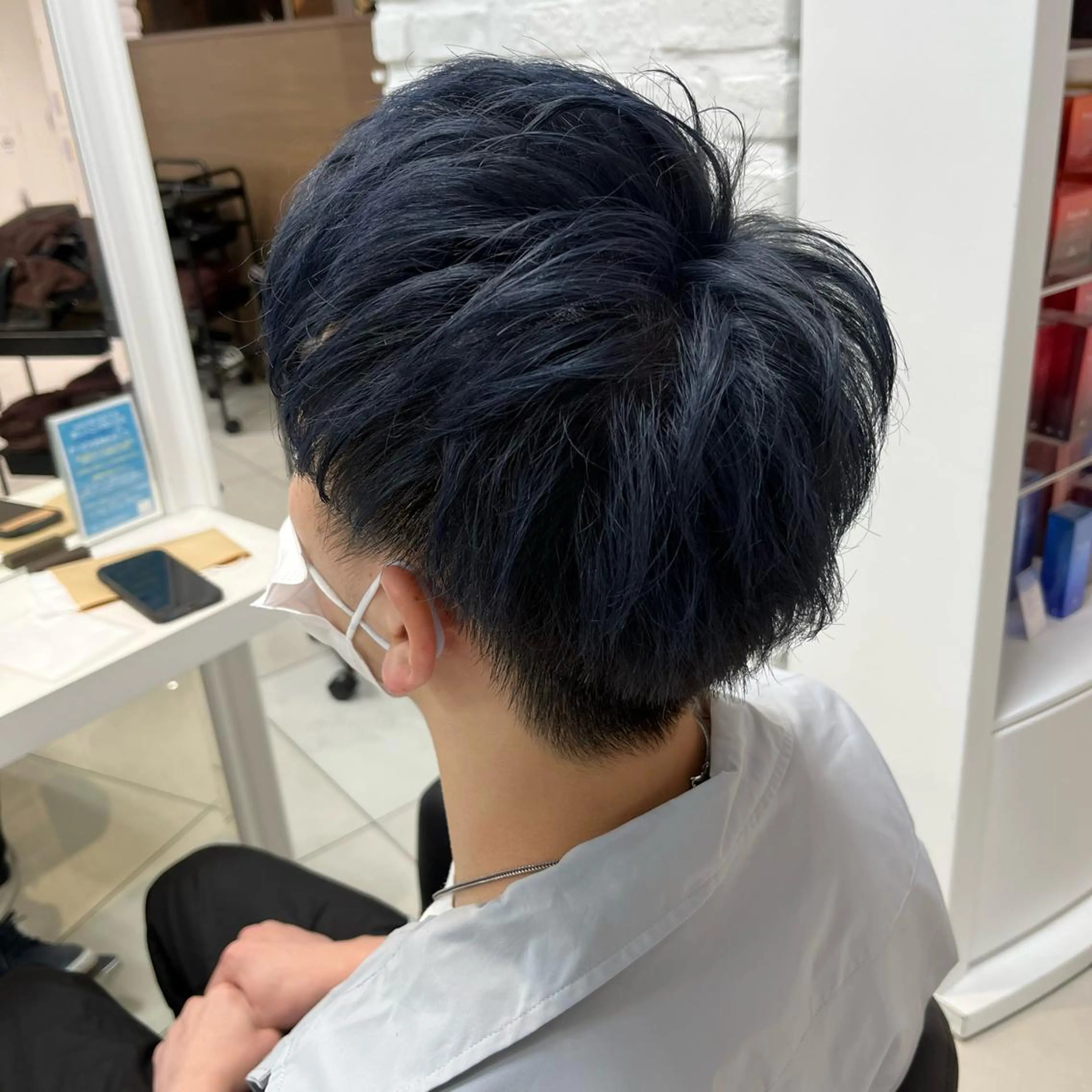 カラー メンズ ダブルカラー カット 巖本 真希のヘアスタイル