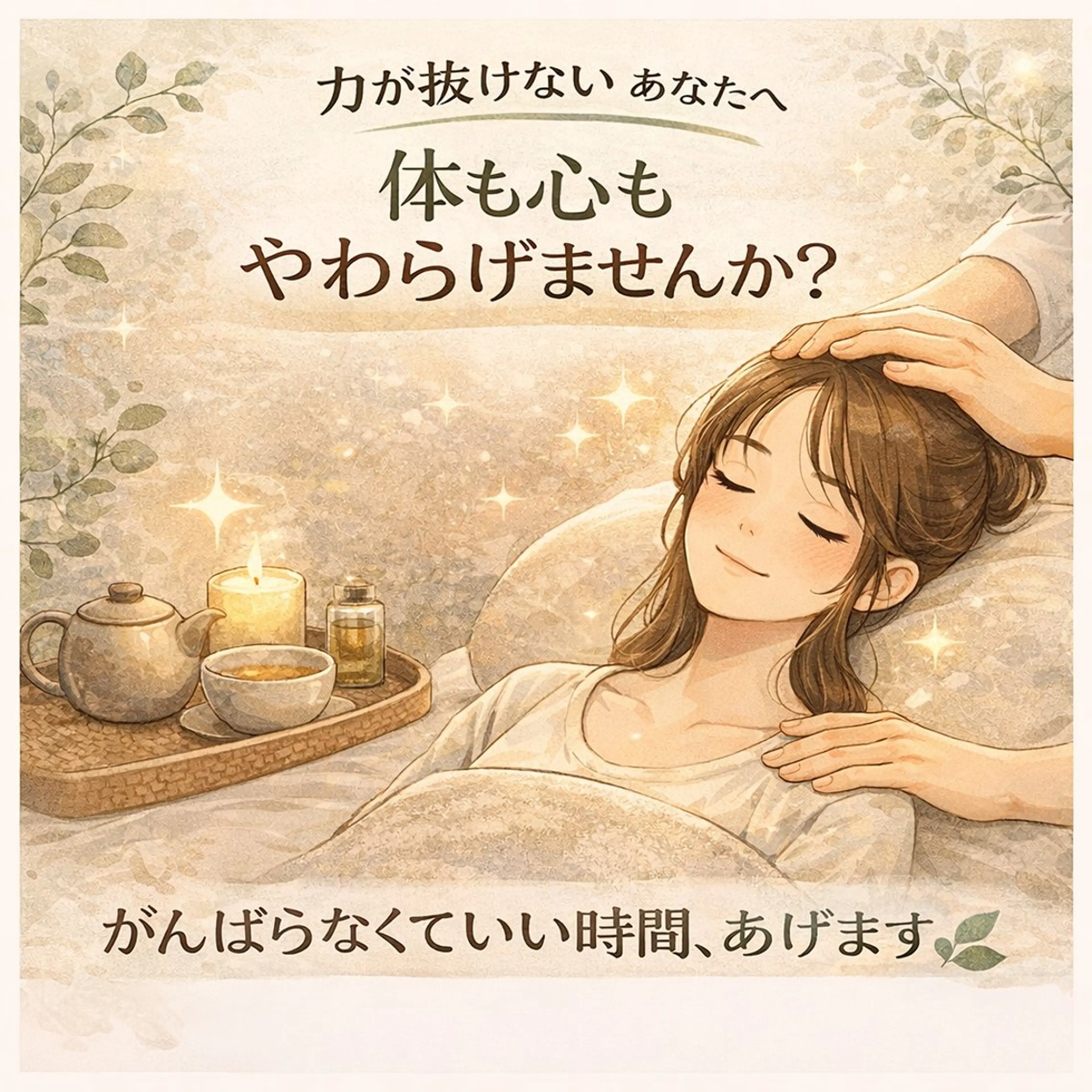 リラク 姿勢・体質改善・自律神経ケアサロンCOTO所属・姿勢・体質・自律神経 ケアサロンCOTOのエステ・リラクイメージ