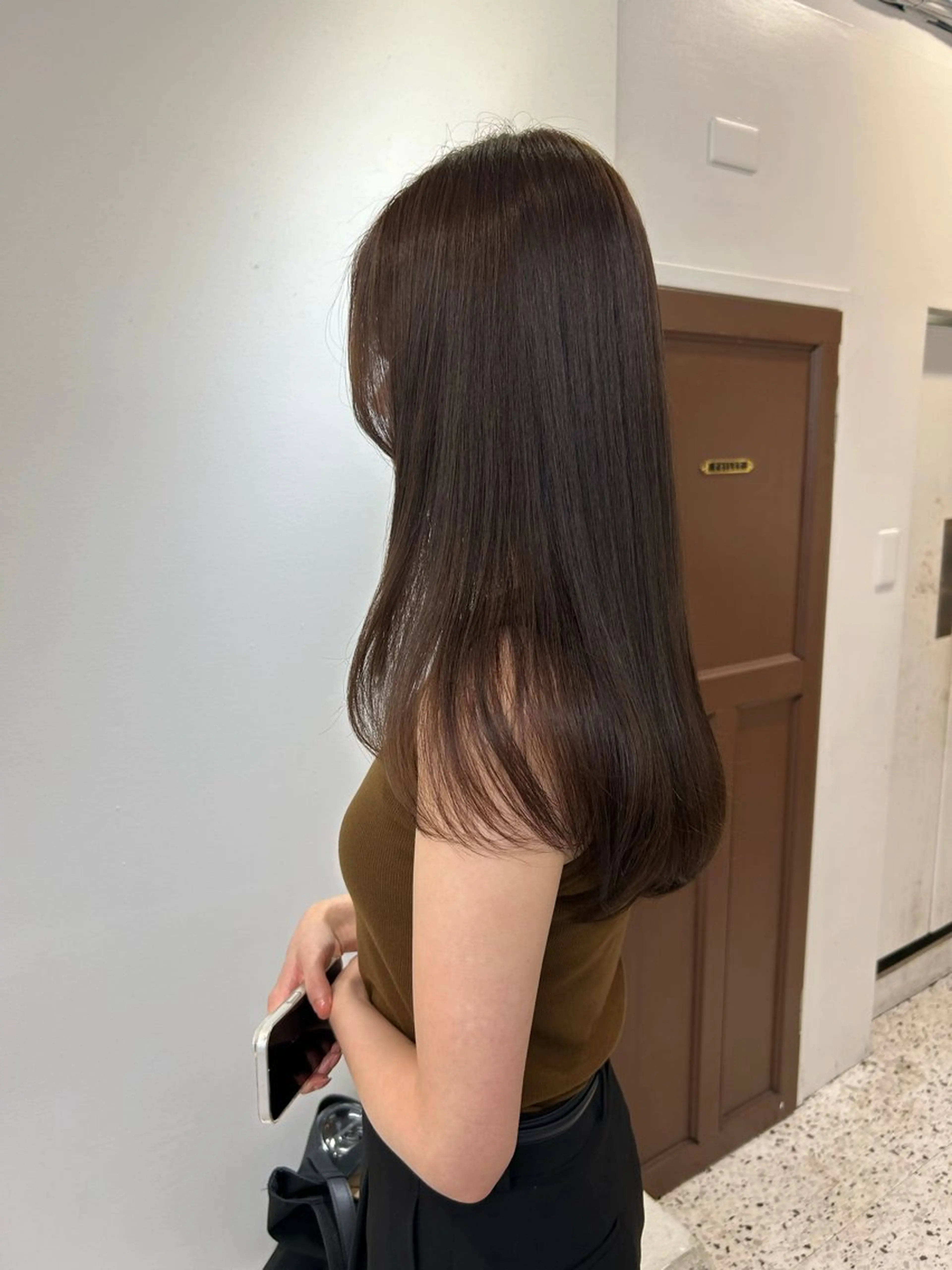 ロング カラー ヘアカラー トリートメント ❄️暗髪/透明感❄️ /reyのヘアスタイル