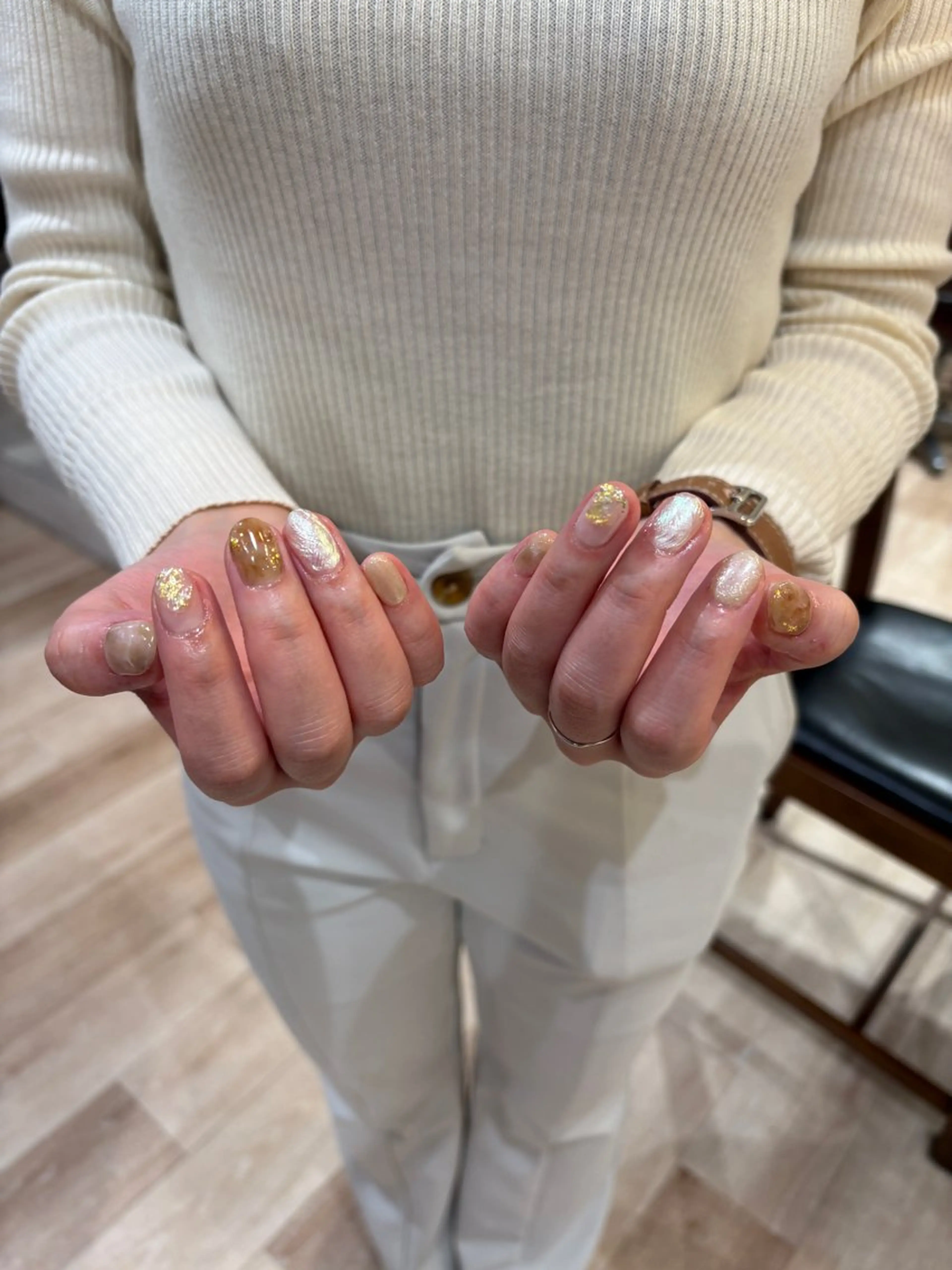 ネイル ハンドネイル cut/nail ▫️イチカ🌻のネイルデザイン