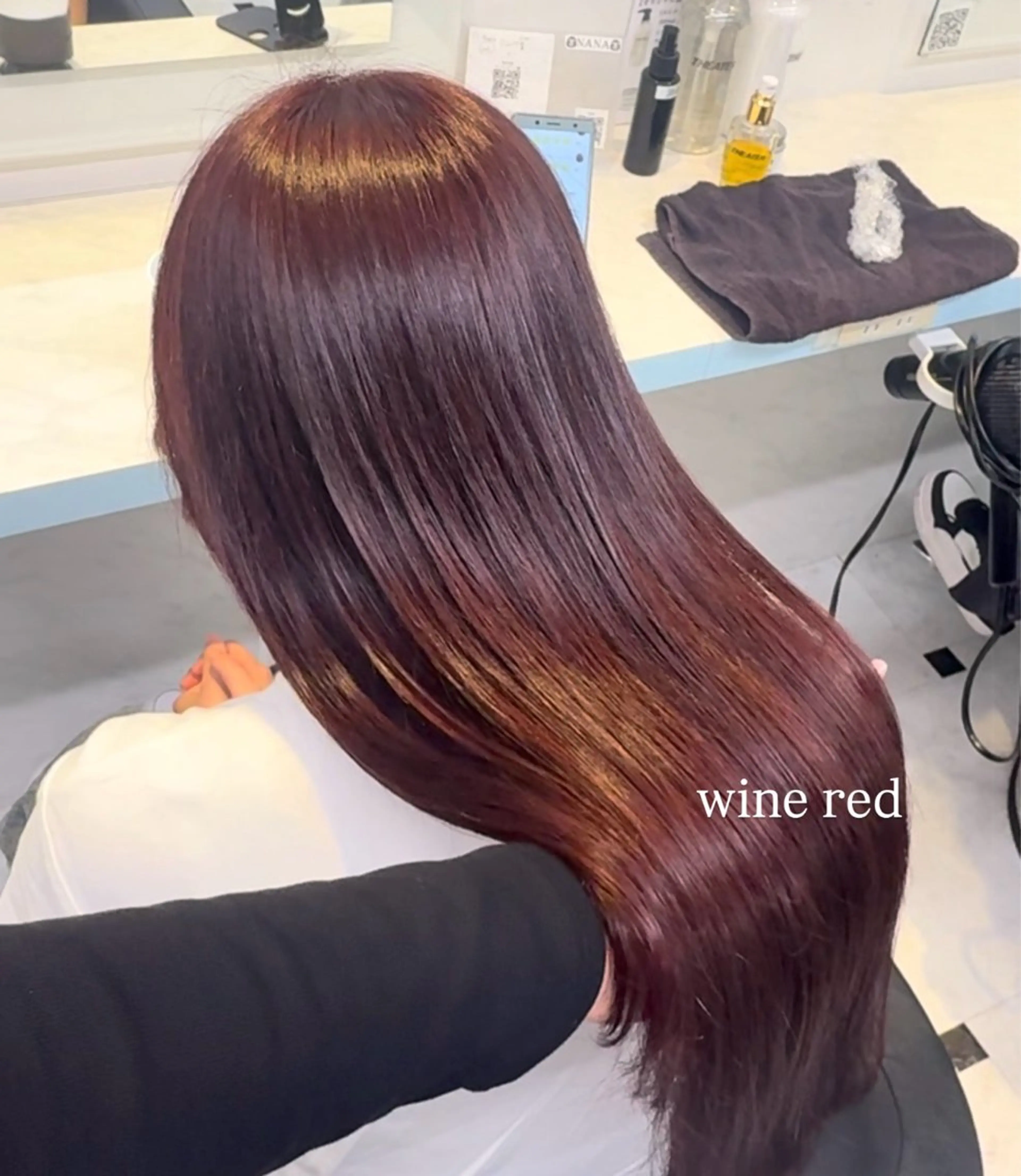 ロング カラー ヘアカラー トリートメント ヘアセット NANA💓韓国ヘア /レイヤー/暖色💓のヘアスタイル