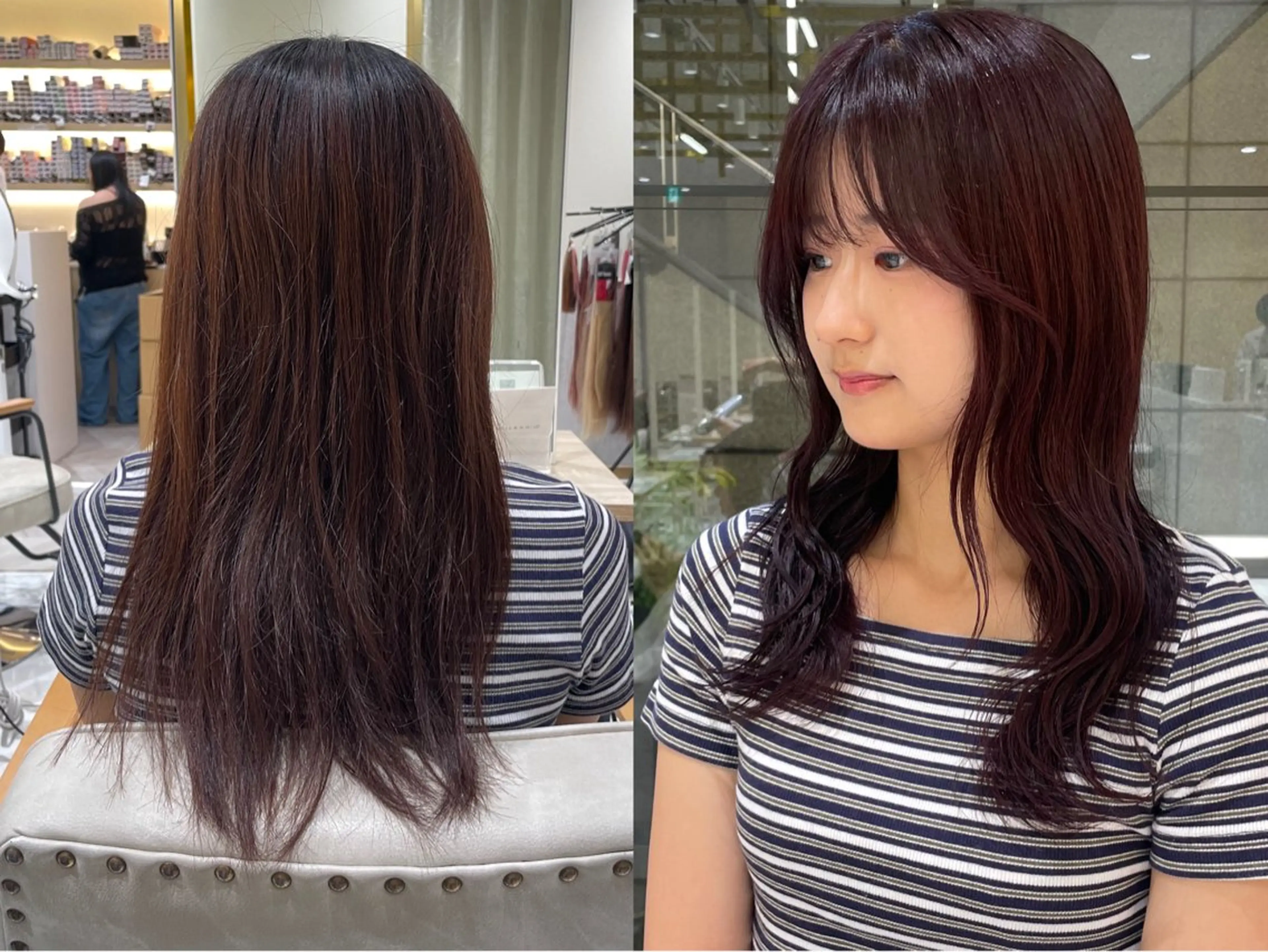 カラー 透明感カラー/ 縮毛矯正/ユイ☆彡のヘアスタイル