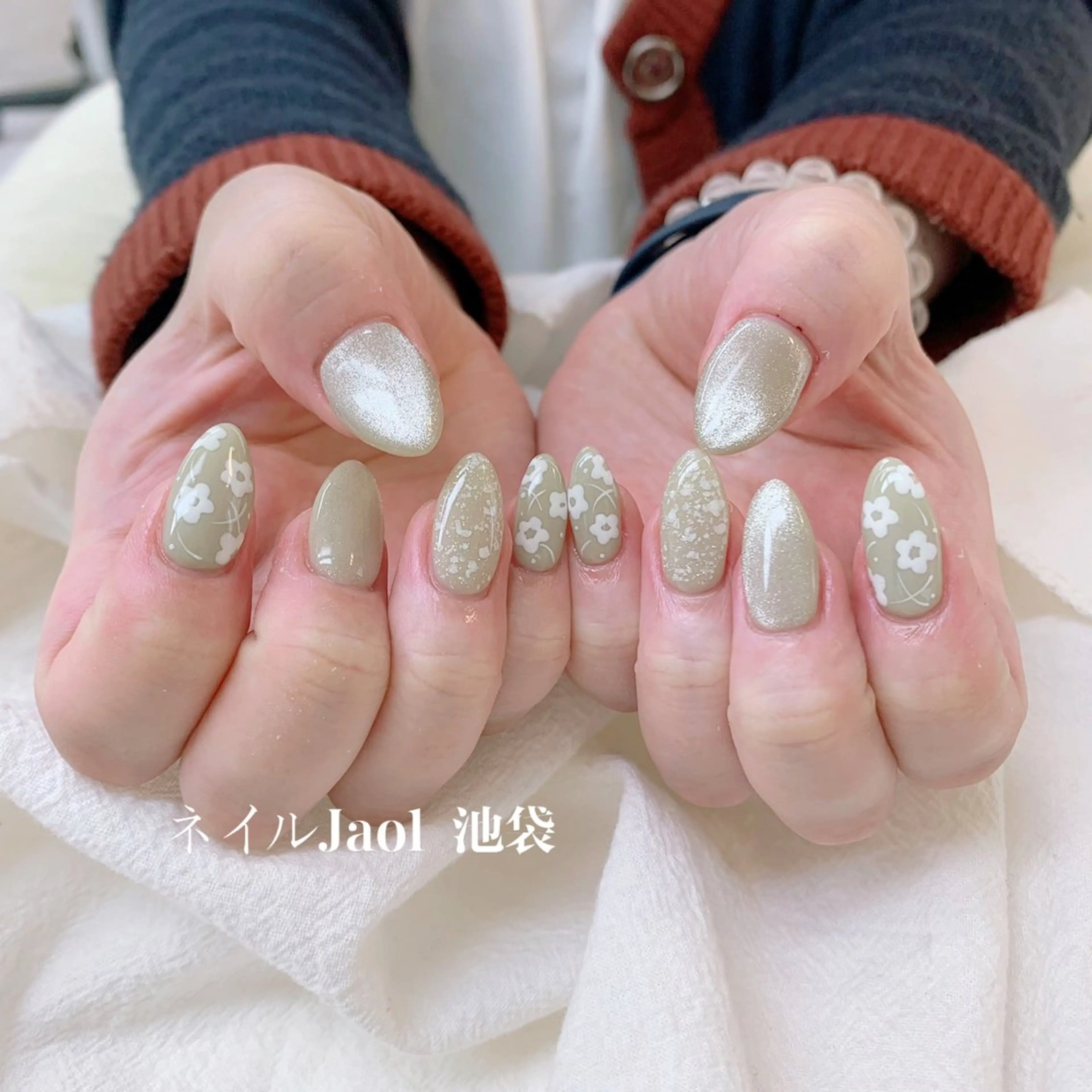 ミディアム ハンドネイル nail jaol池袋店所属・ネイルJaol 池袋のネイルデザイン