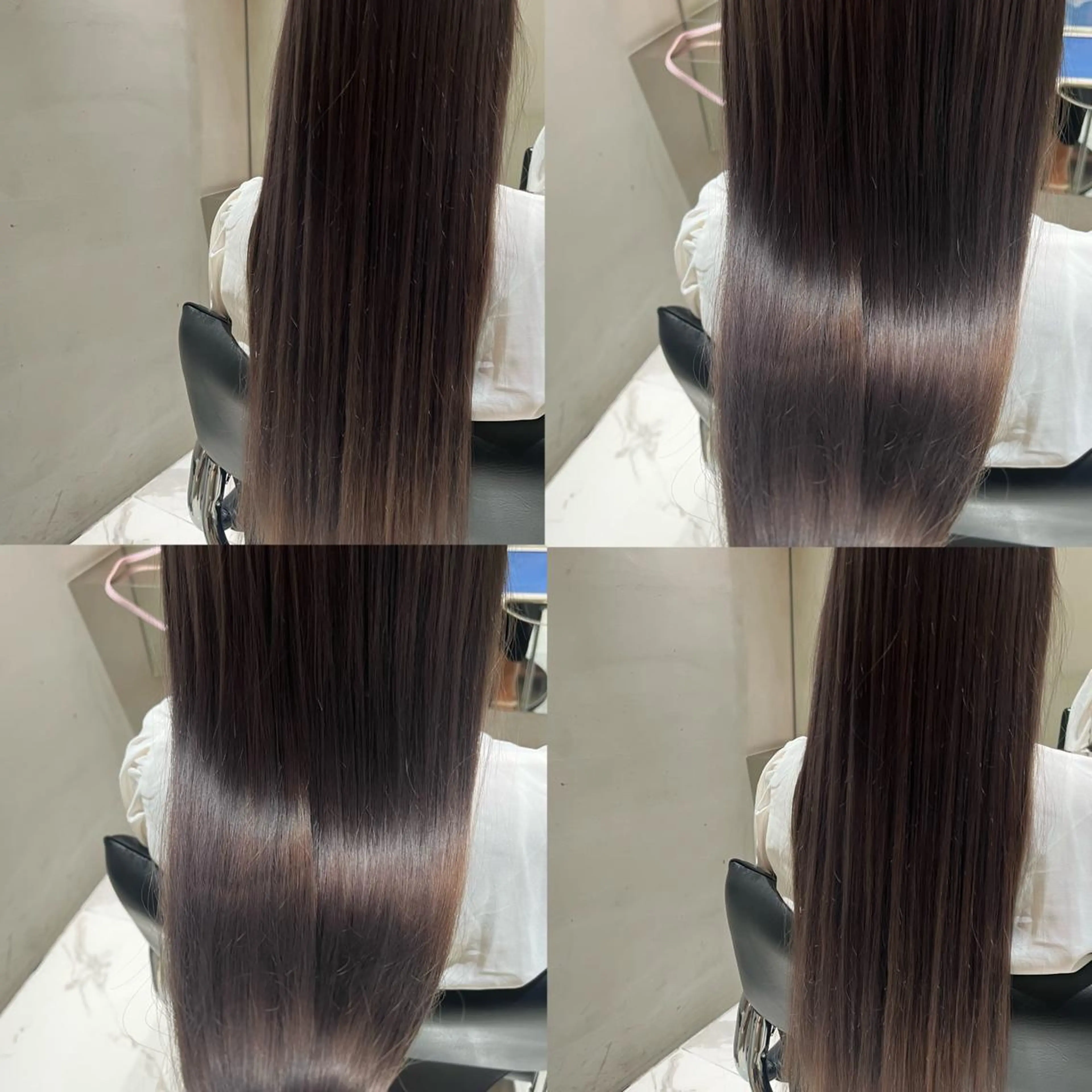 ロング カラー 透明感カラー グレージュ ラベンダーカラー ラベンダーグレージュ ラベンダーグレー カット ヘアカラー トリートメント ヘッドスパ ヘアセット カジュアルを女っぽく 𝗮𝘆𝗮𝗰𝗼のヘアスタイル