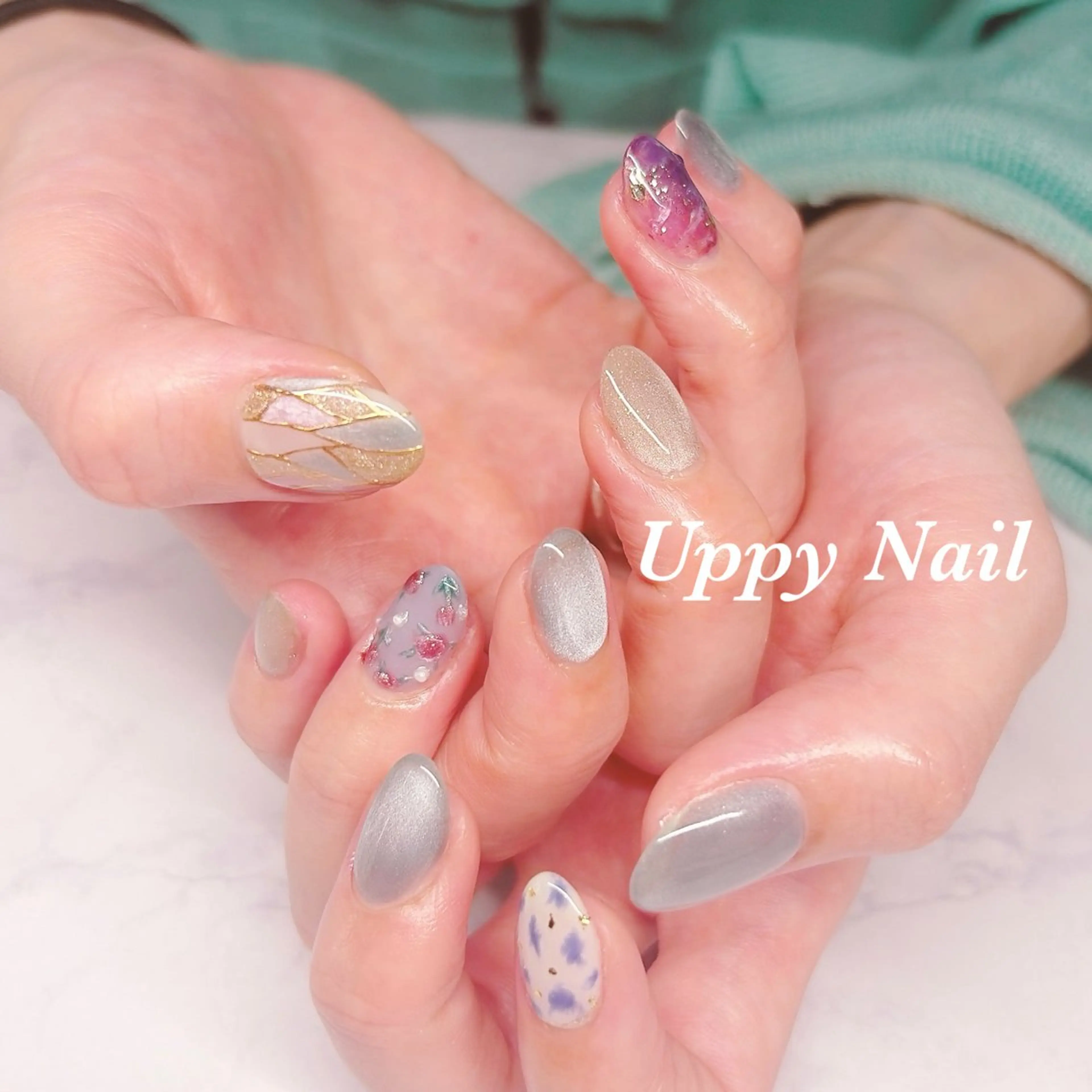 ネイル ハンドネイル Uppy Nail ukyoのネイルデザイン