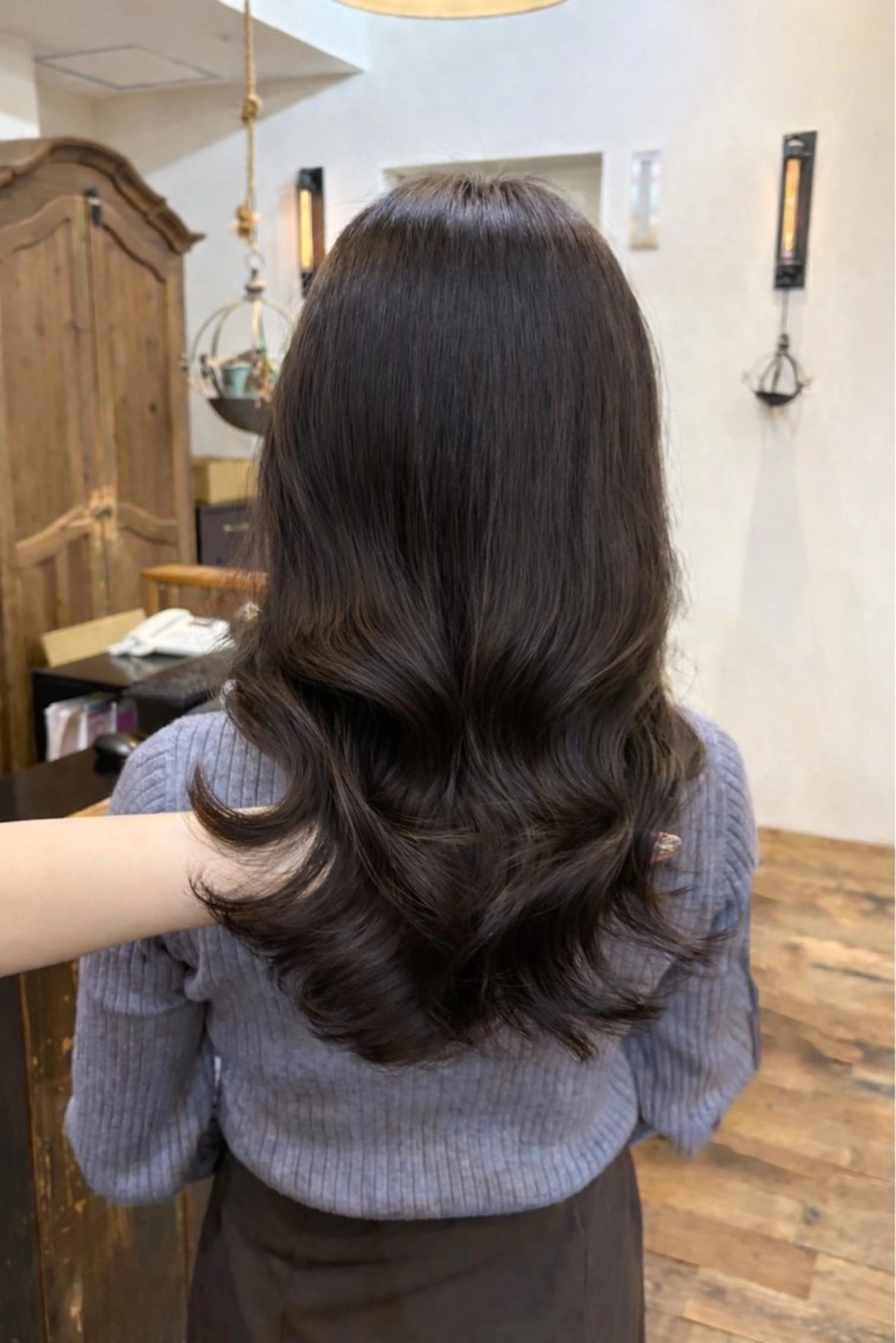 ロング パーマ デジタルパーマ パーマ kahona/カラー /パーマ/銀座のヘアスタイル