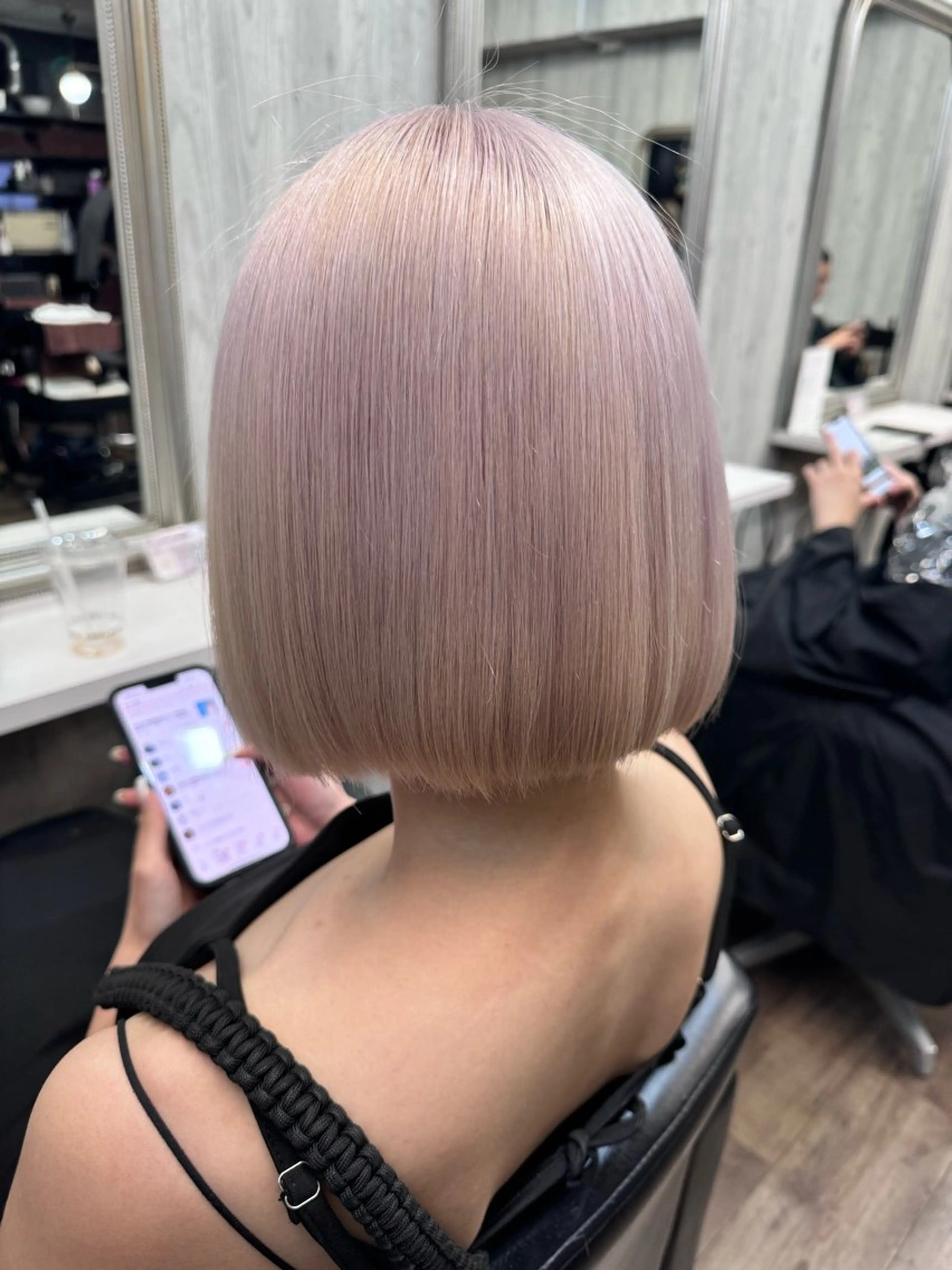 ミディアム ヘアカラー トリートメント ✨池袋ブリーチ特化 Hibiki✨のヘアスタイル