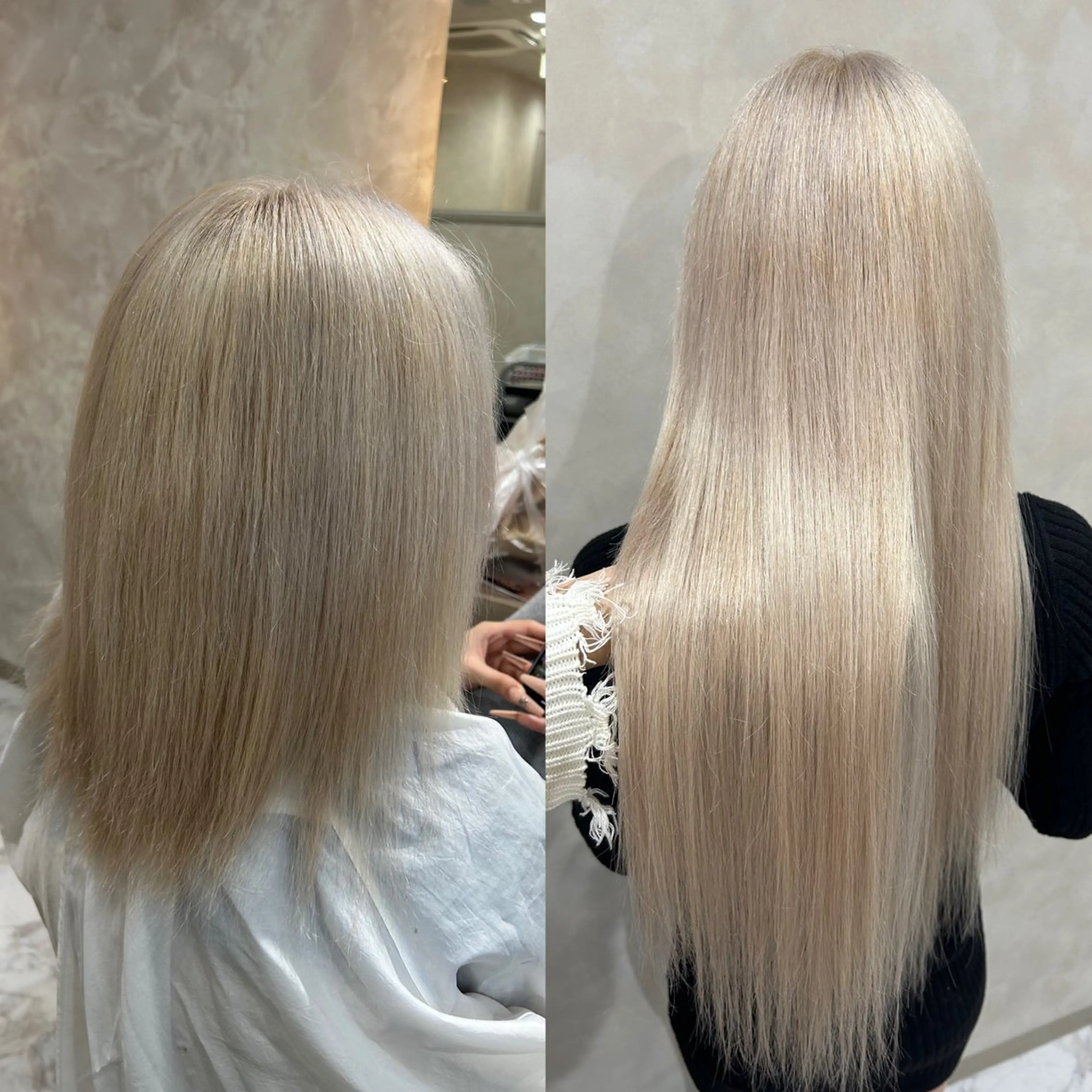 ロング シールエクステ エクステ Wistell 渋谷 ASUKAのヘアスタイル