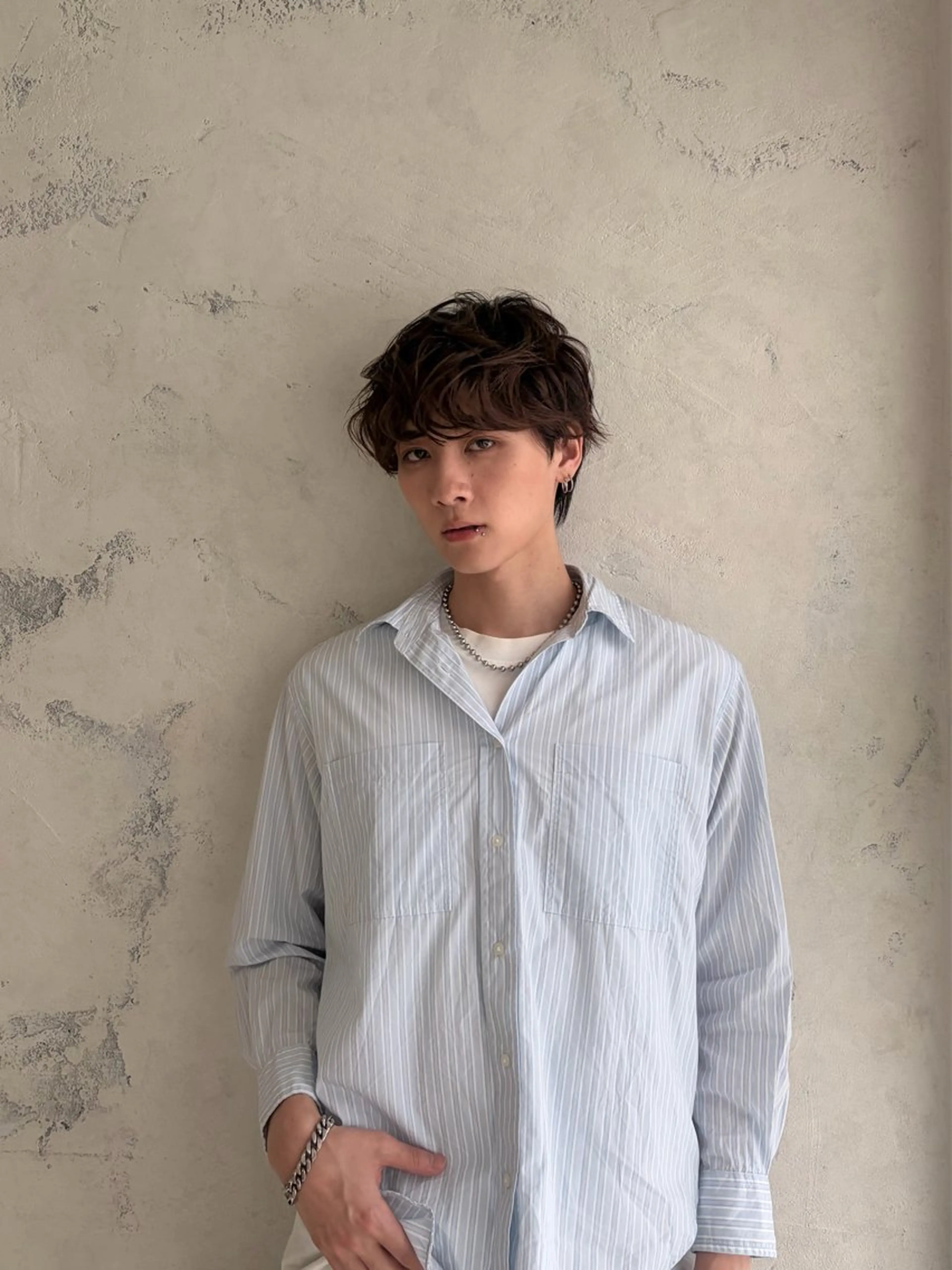 メンズ yuu モデル募集のヘアスタイル