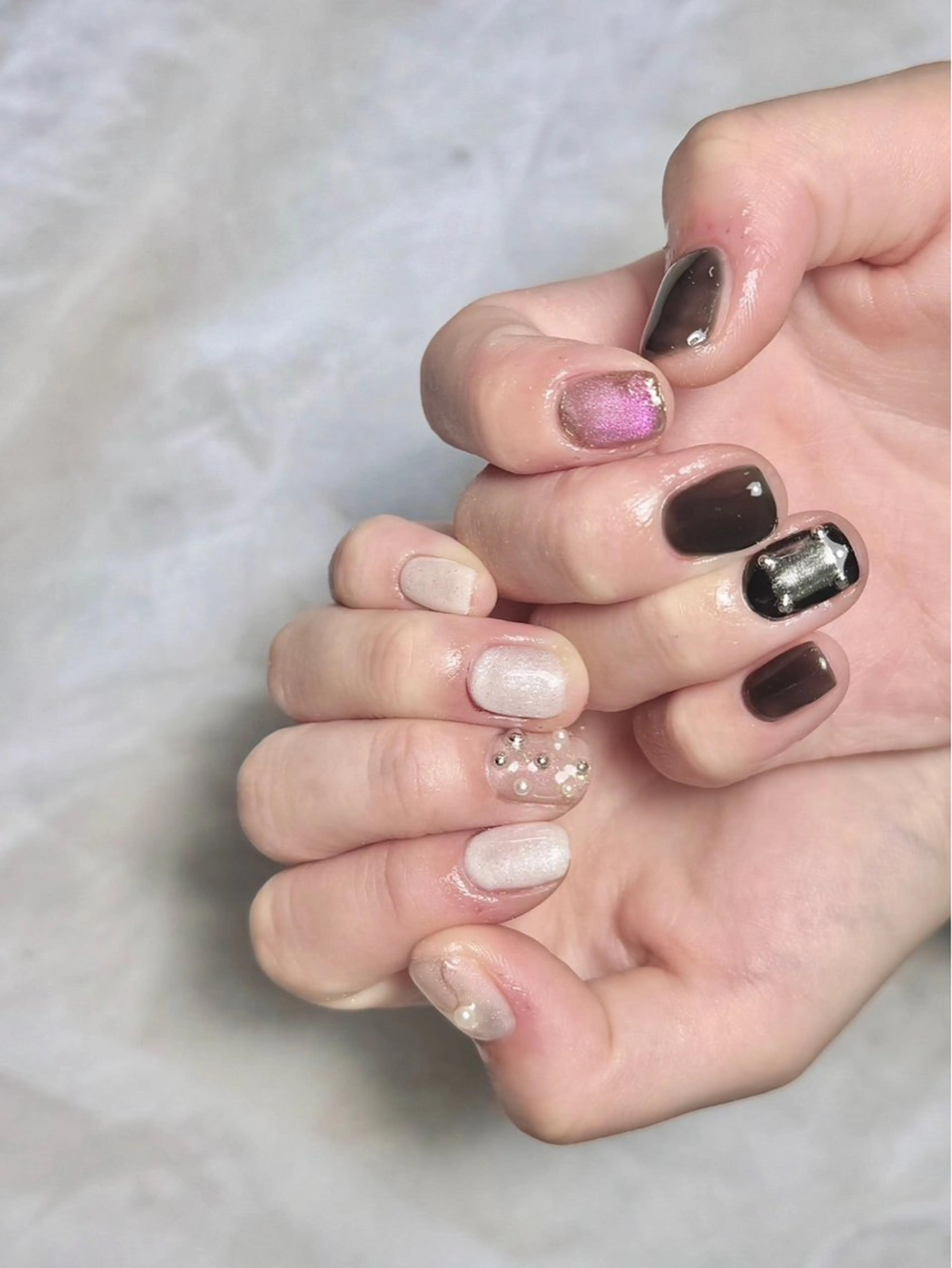 ネイル ハンドネイル 🤎Yun nail salon🤎のネイルデザイン