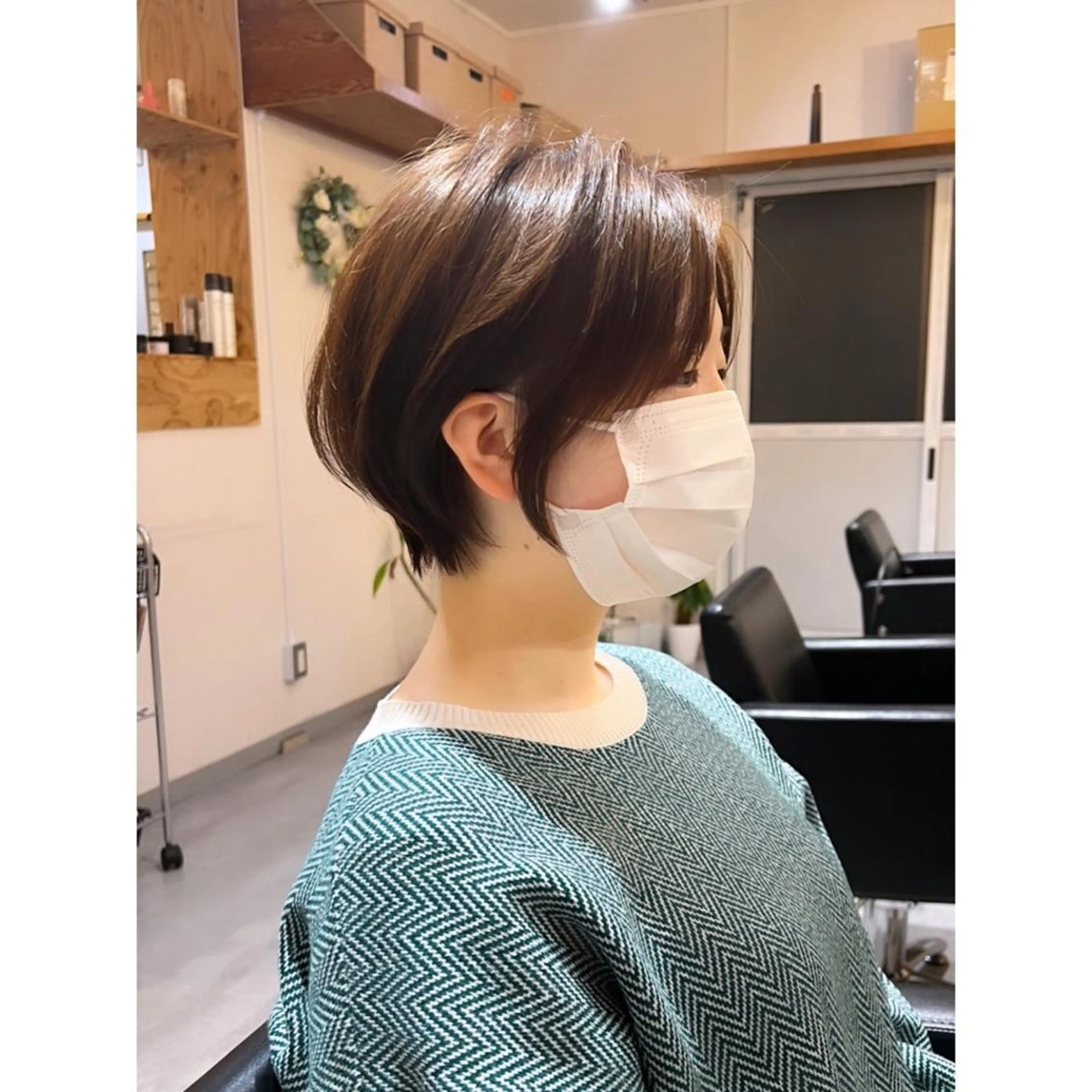 ショート ショートボブ ボブ ショートヘア 茅ヶ崎/ショートボブ /ハイトーン/片野のヘアスタイル