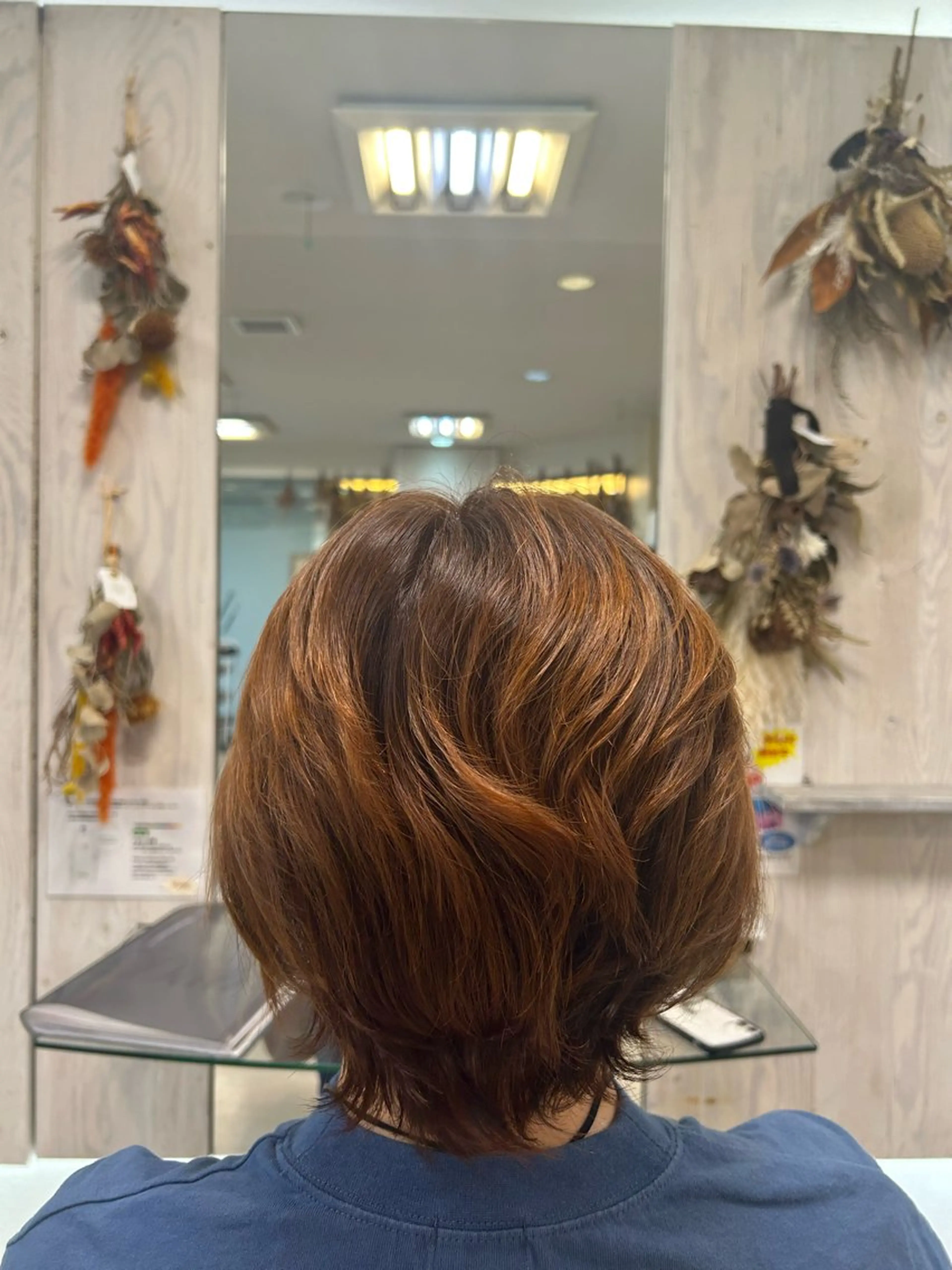 カラー ブラウンカラー オレンジ オレンジブラウン Dali manaのヘアスタイル