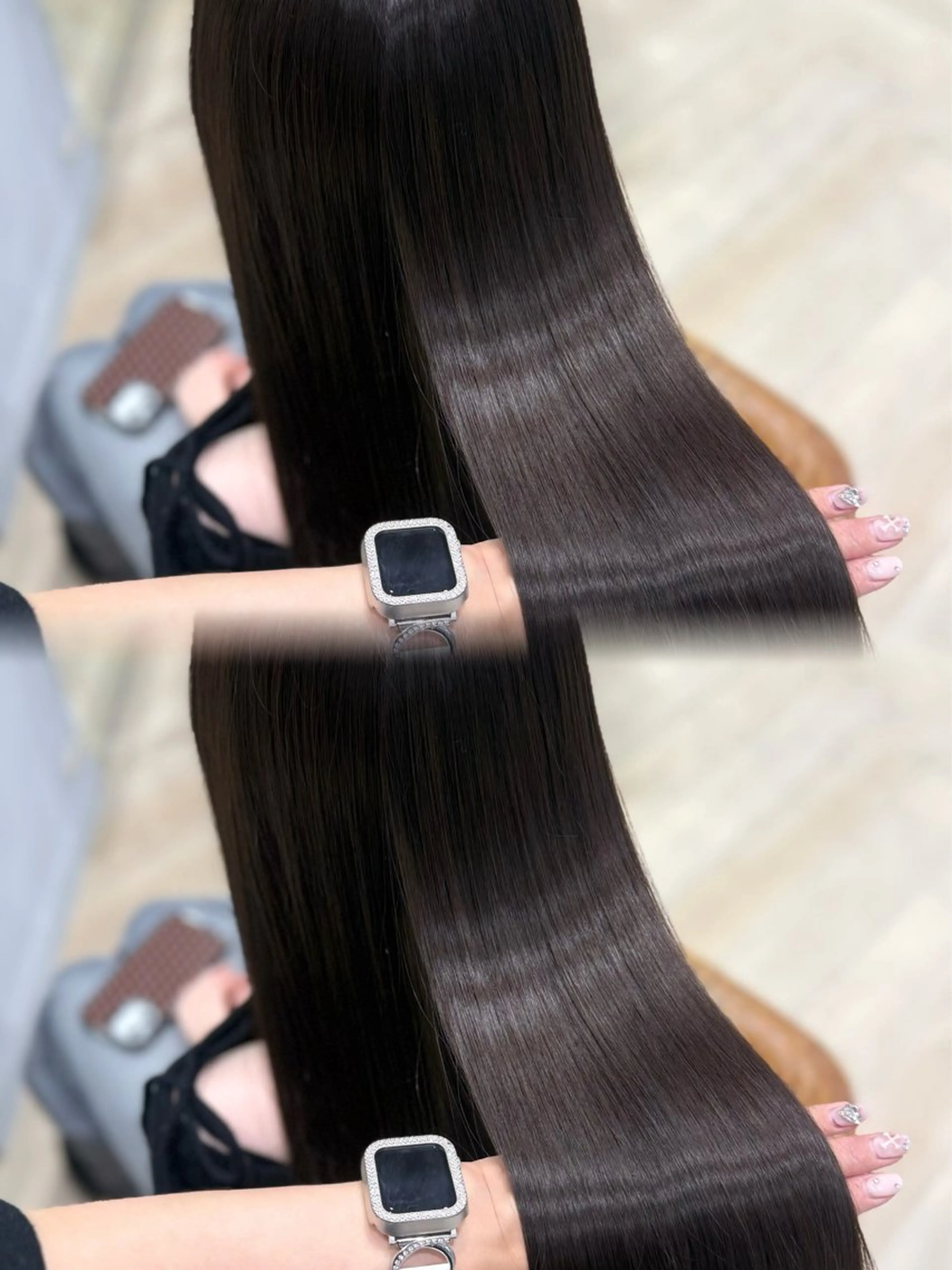 ロング カラー 大久保 凜香のヘアスタイル