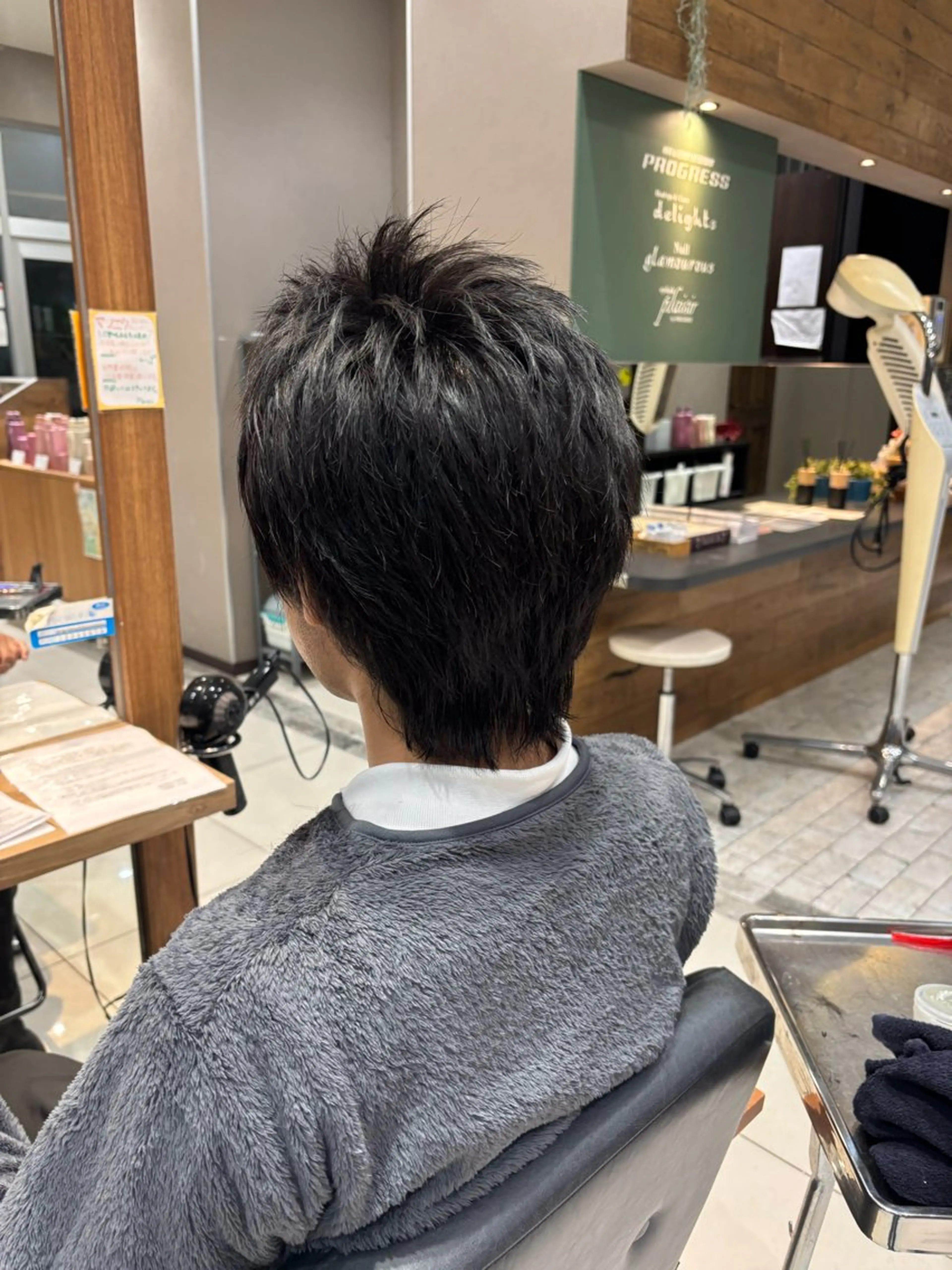 メンズ メンズウルフカット ウルフカット 小嶺 歩夏のヘアスタイル