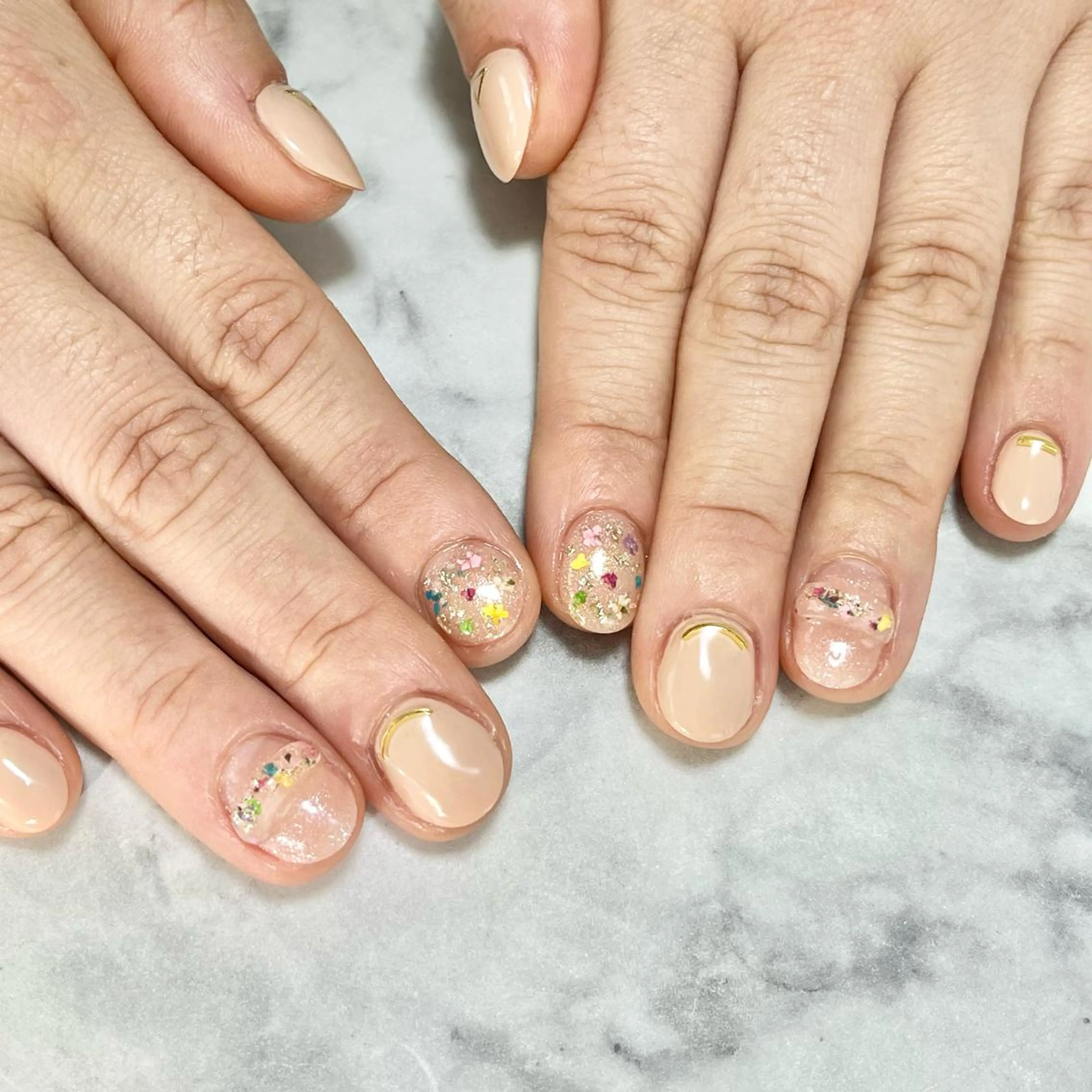 ネイル フットネイル ホームネイルサロン Shellのネイルデザイン