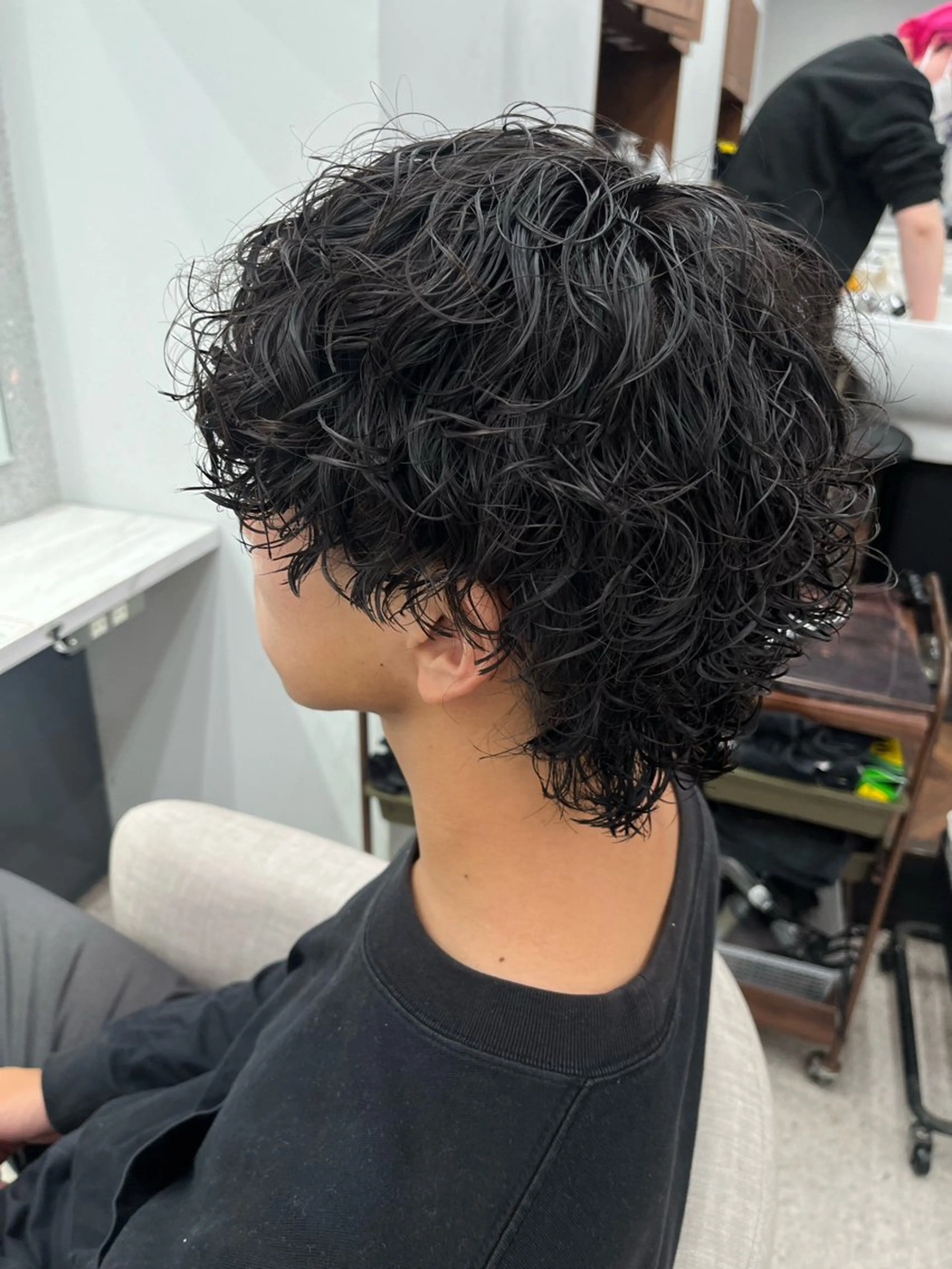 パーマ メンズ カット パーマ 🍐シャドウパーマ メンズ特化/守岡🍐のヘアスタイル