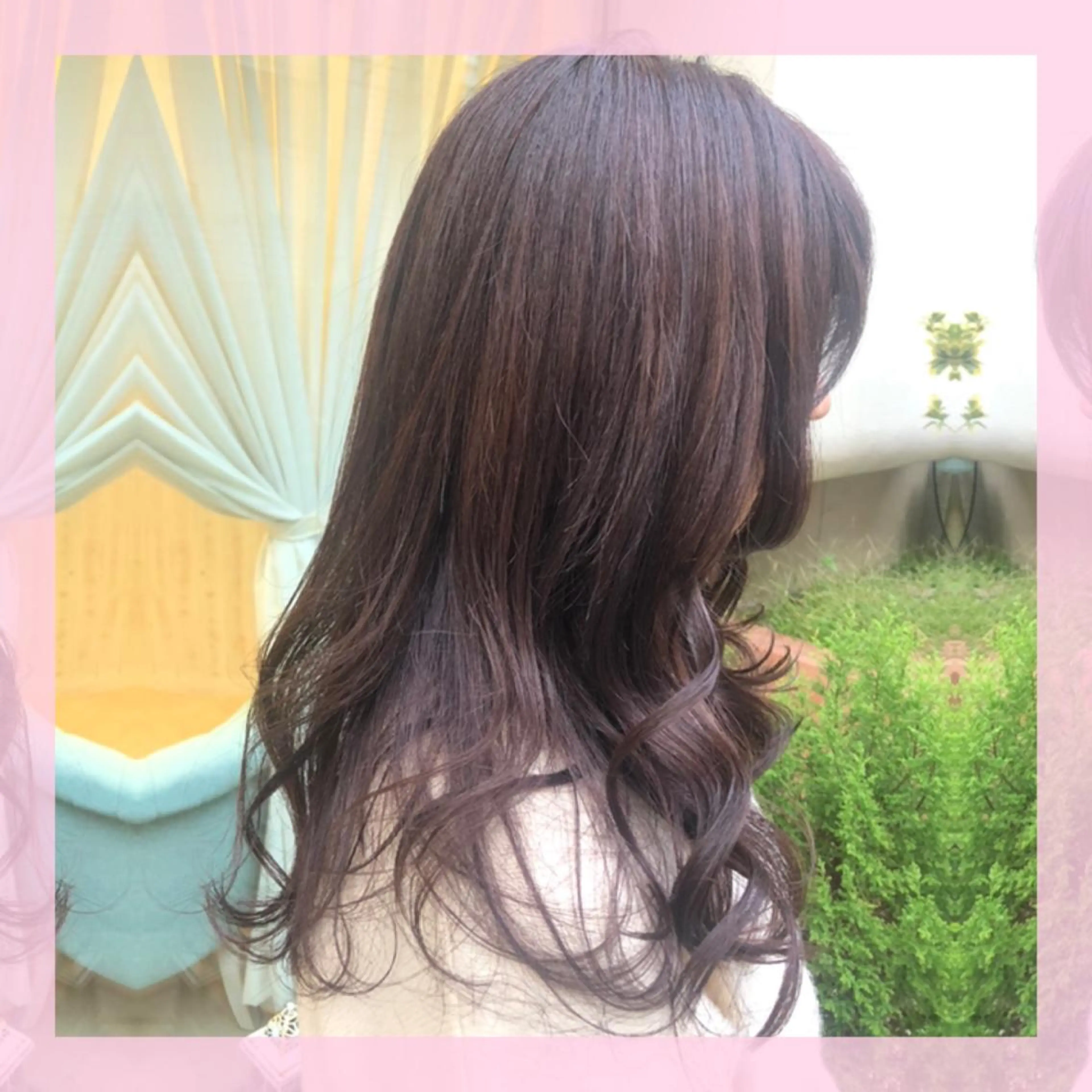 セミロング カラー ラベンダーカラー カット ヘアカラー トリートメント plum.所属・🍒前川 🍒のヘアスタイル
