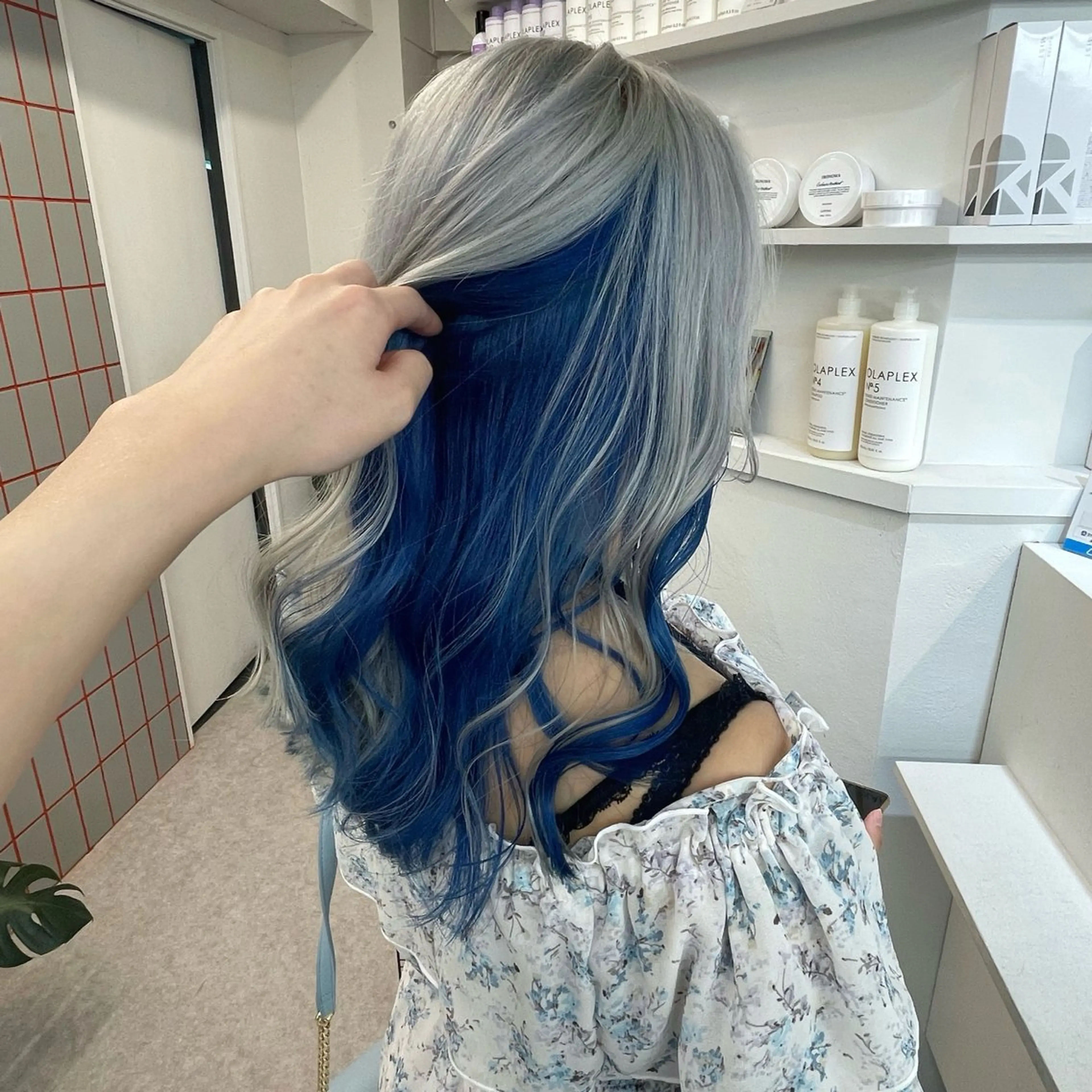 セミロング カラー インナーカラー ヘアカラー 💍ダメージ最小限 ブリーチ/ちさと💍のヘアスタイル