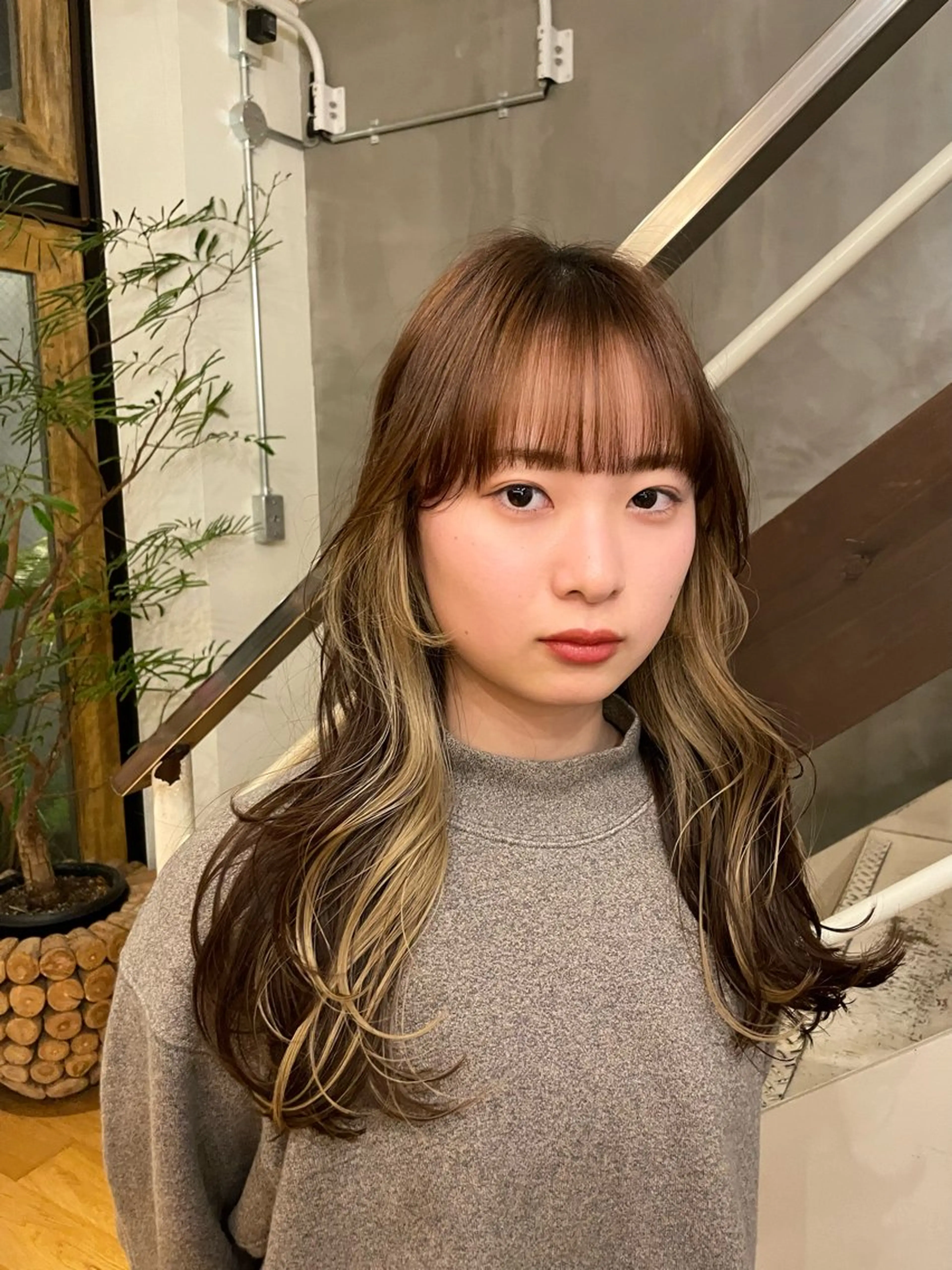 ロング 似合わせカラー/ 堀江美容室/レミ🎀のヘアスタイル