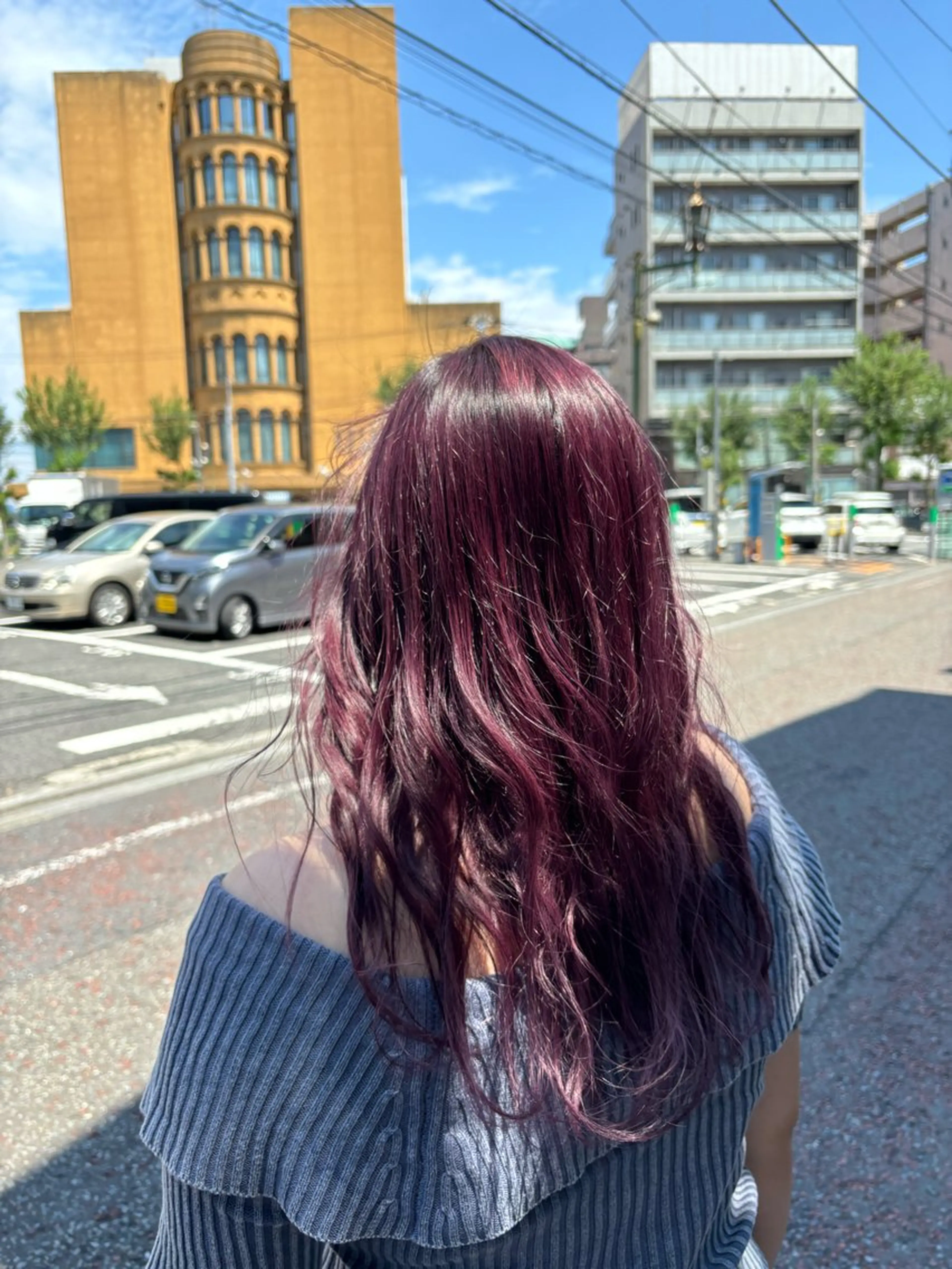 カラー 丸山 萌愛のヘアスタイル