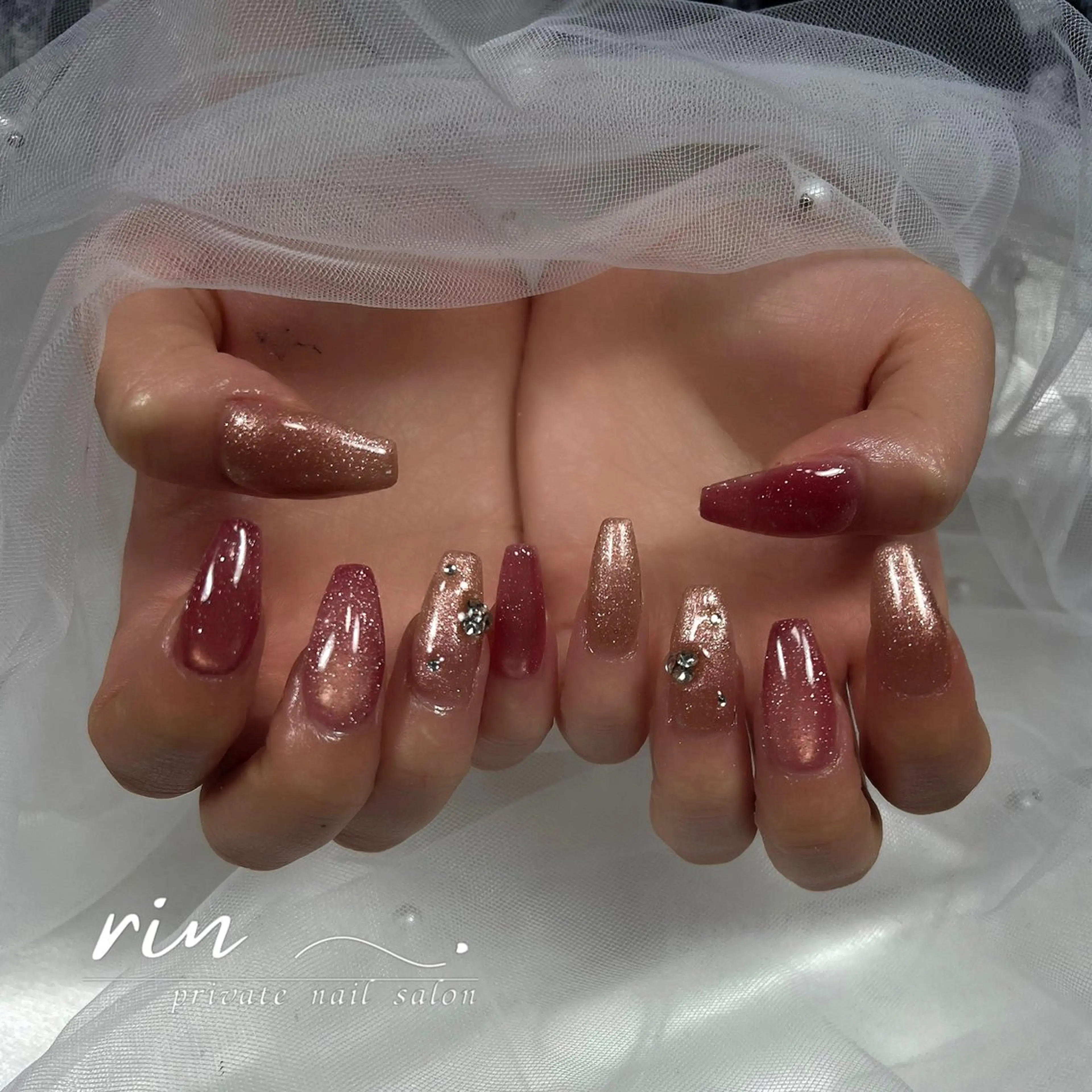 ネイル フラッシュネイル private salon〜rin〜のネイルデザイン