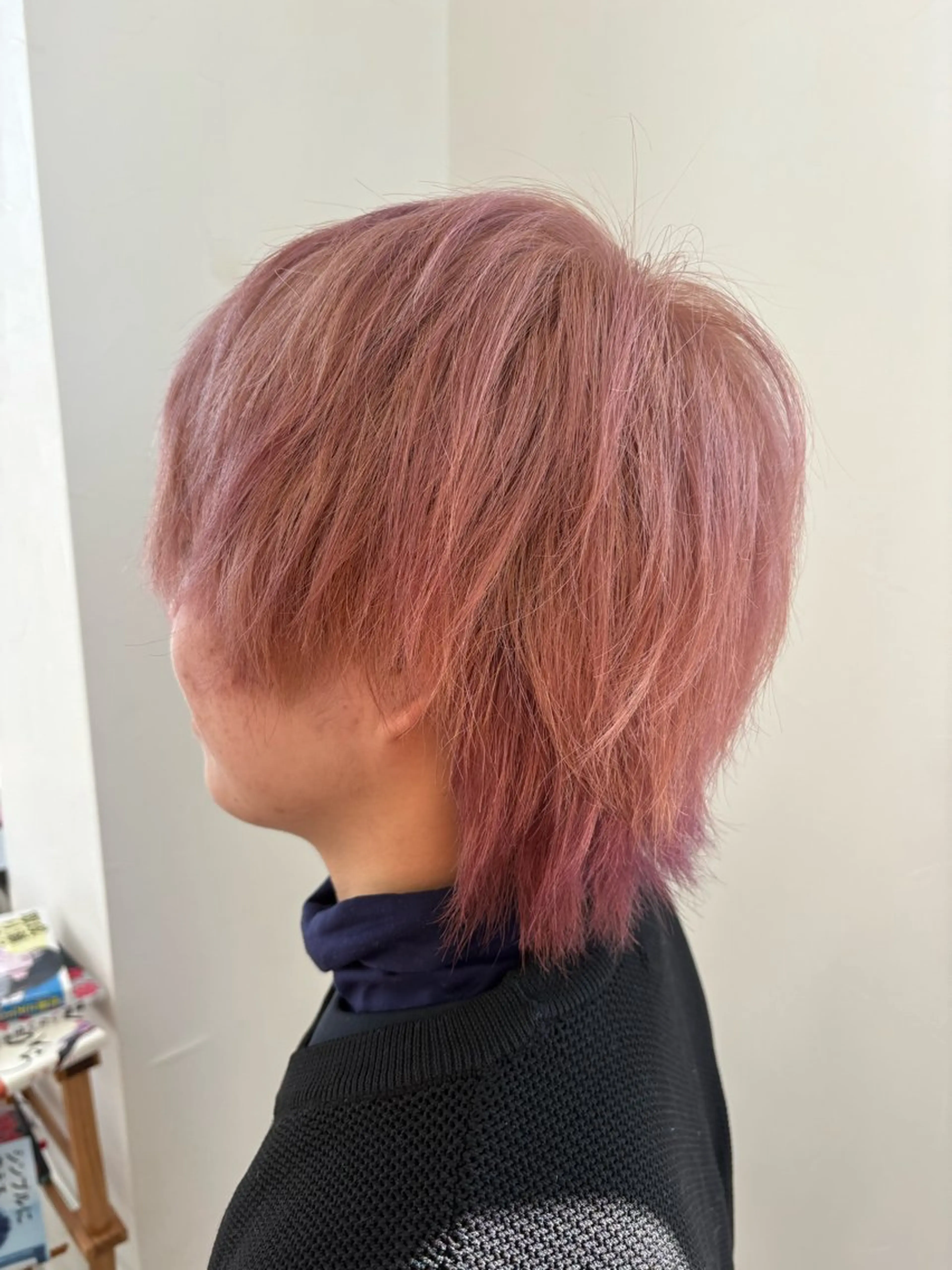ミディアム カラー メンズサロン soshiのヘアスタイル