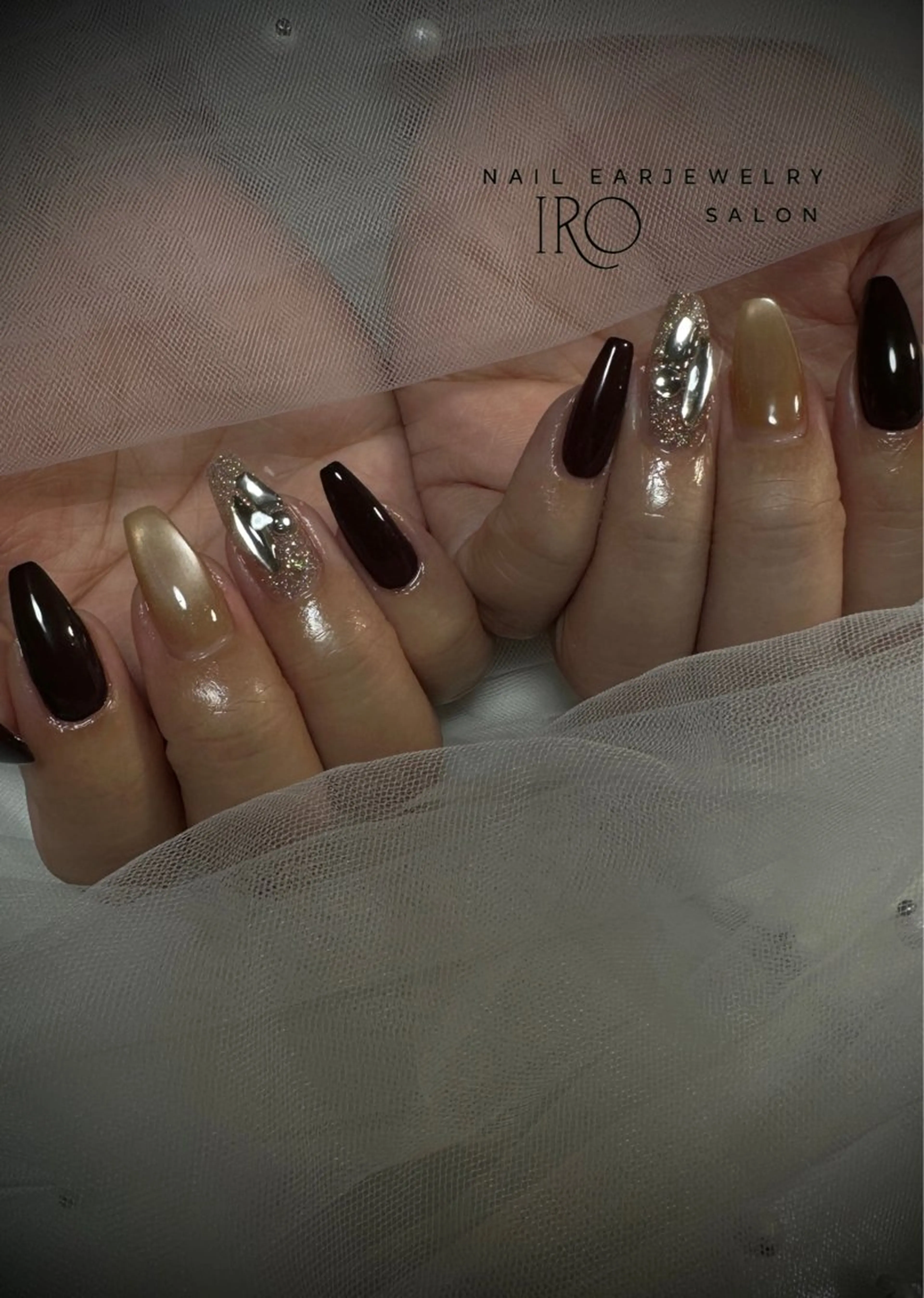 迷ったらコレ🌸🎀☝️ハンドネイル【デザイン自由💎パーツ込】💅オフ込み💅の写真