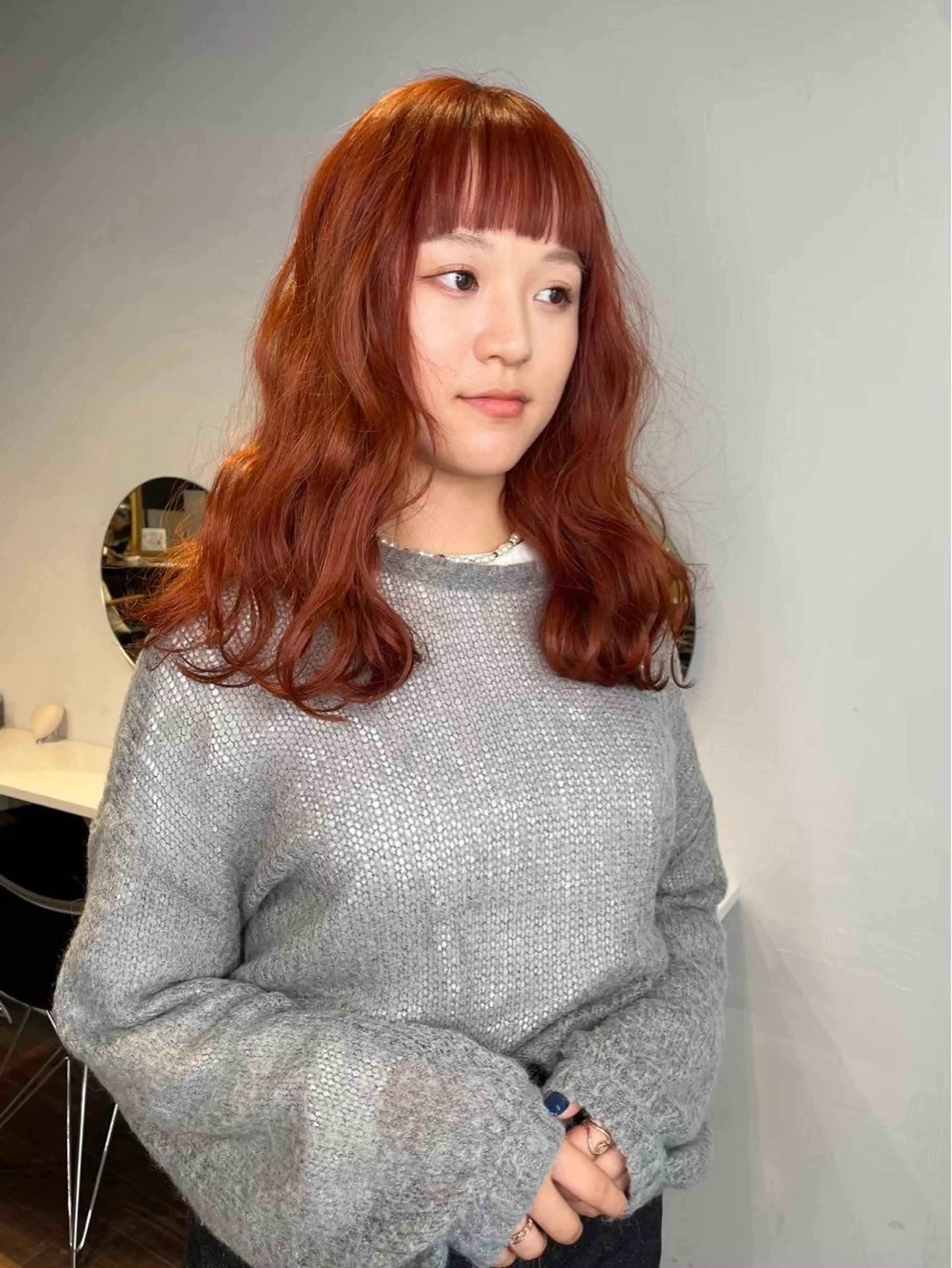 セミロング hiyori🎀/艶 カラー/レイヤーのヘアスタイル