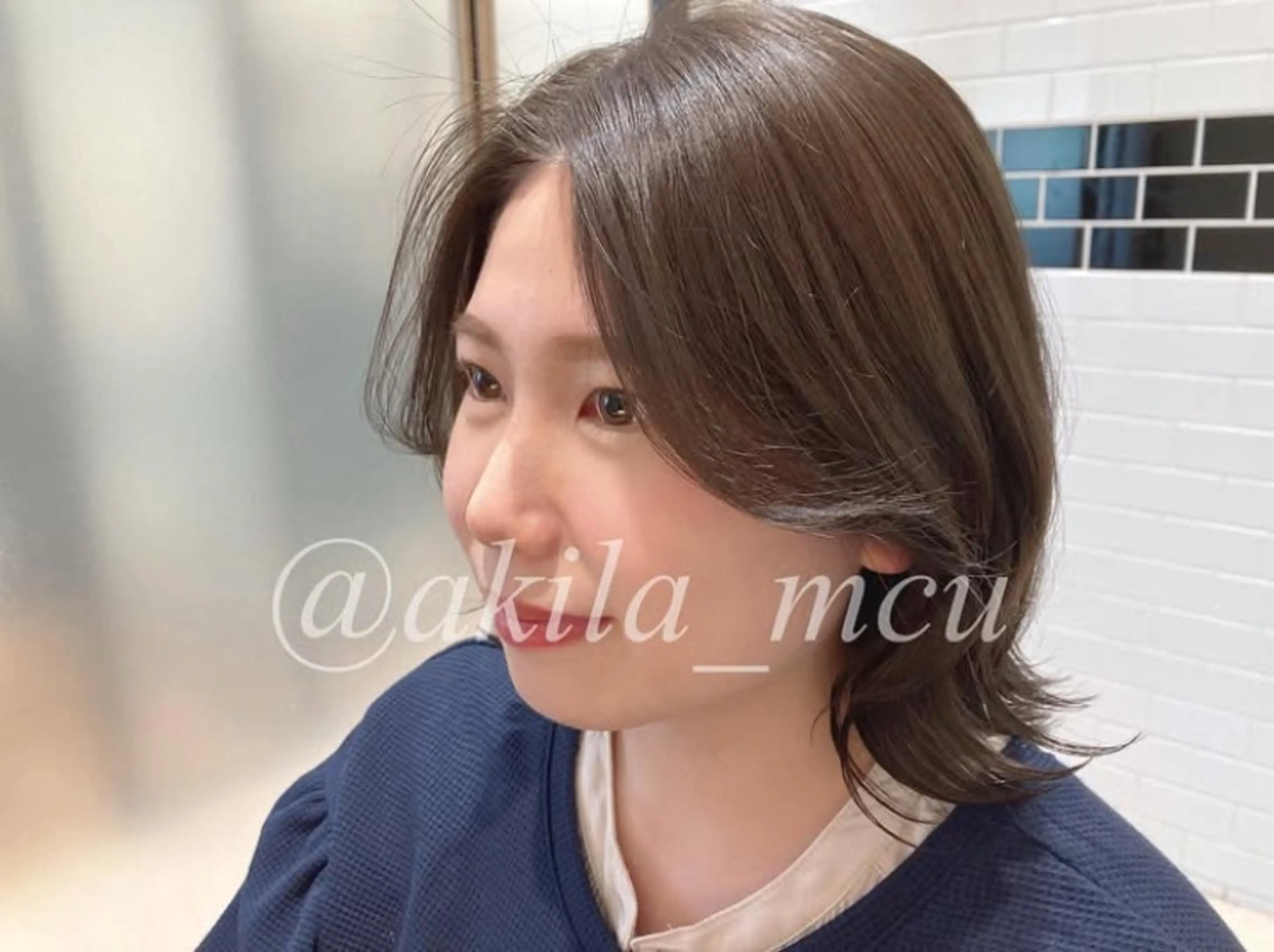 ショート カラー ヘアアレンジ ボブレイヤー 透明感カラー ボブ 髪質改善 レイヤーカット エグチ アキラのヘアスタイル