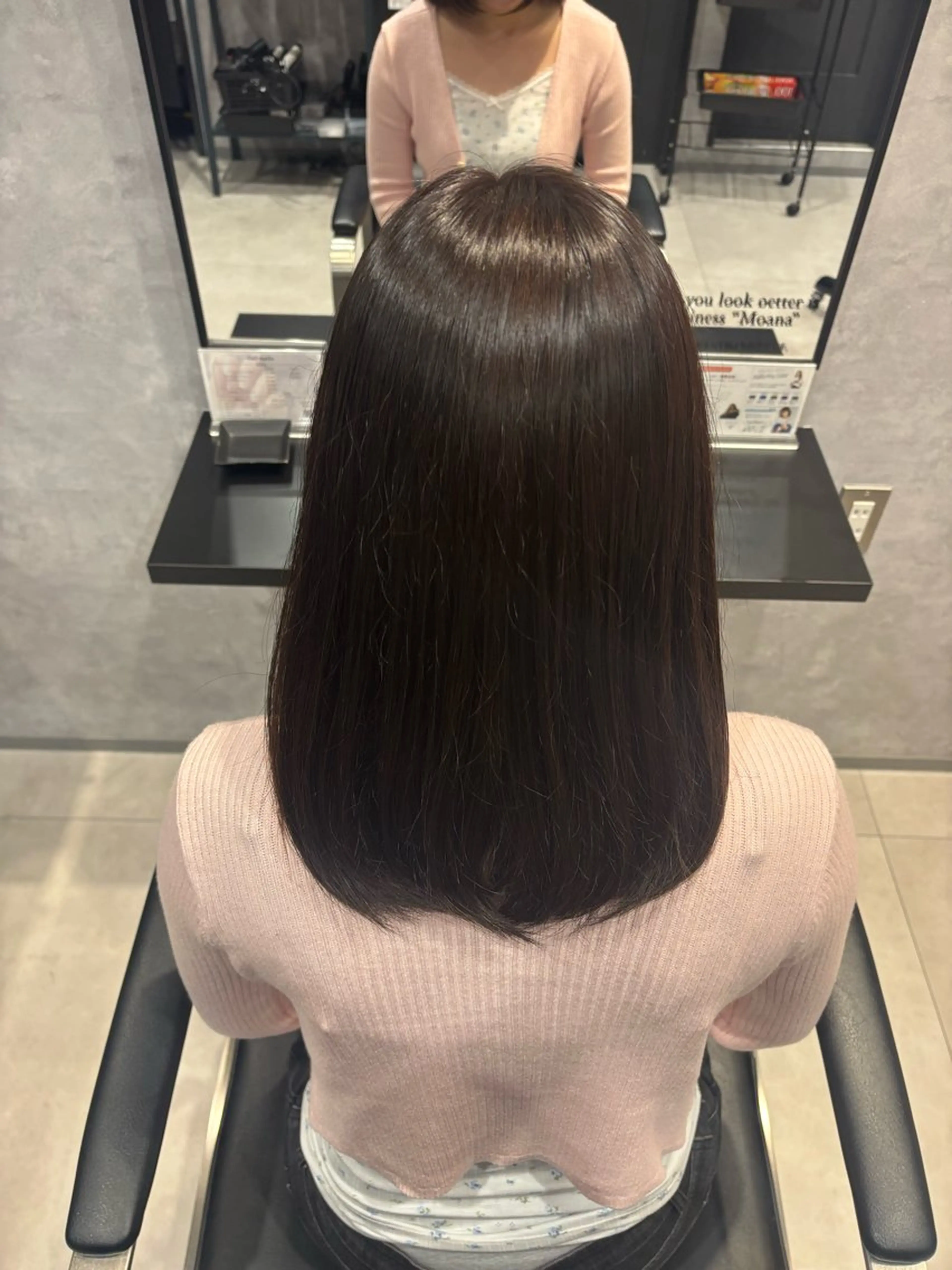 ミディアム カラー ブラウンカラー ココアブラウン 長橋 ももかのヘアスタイル