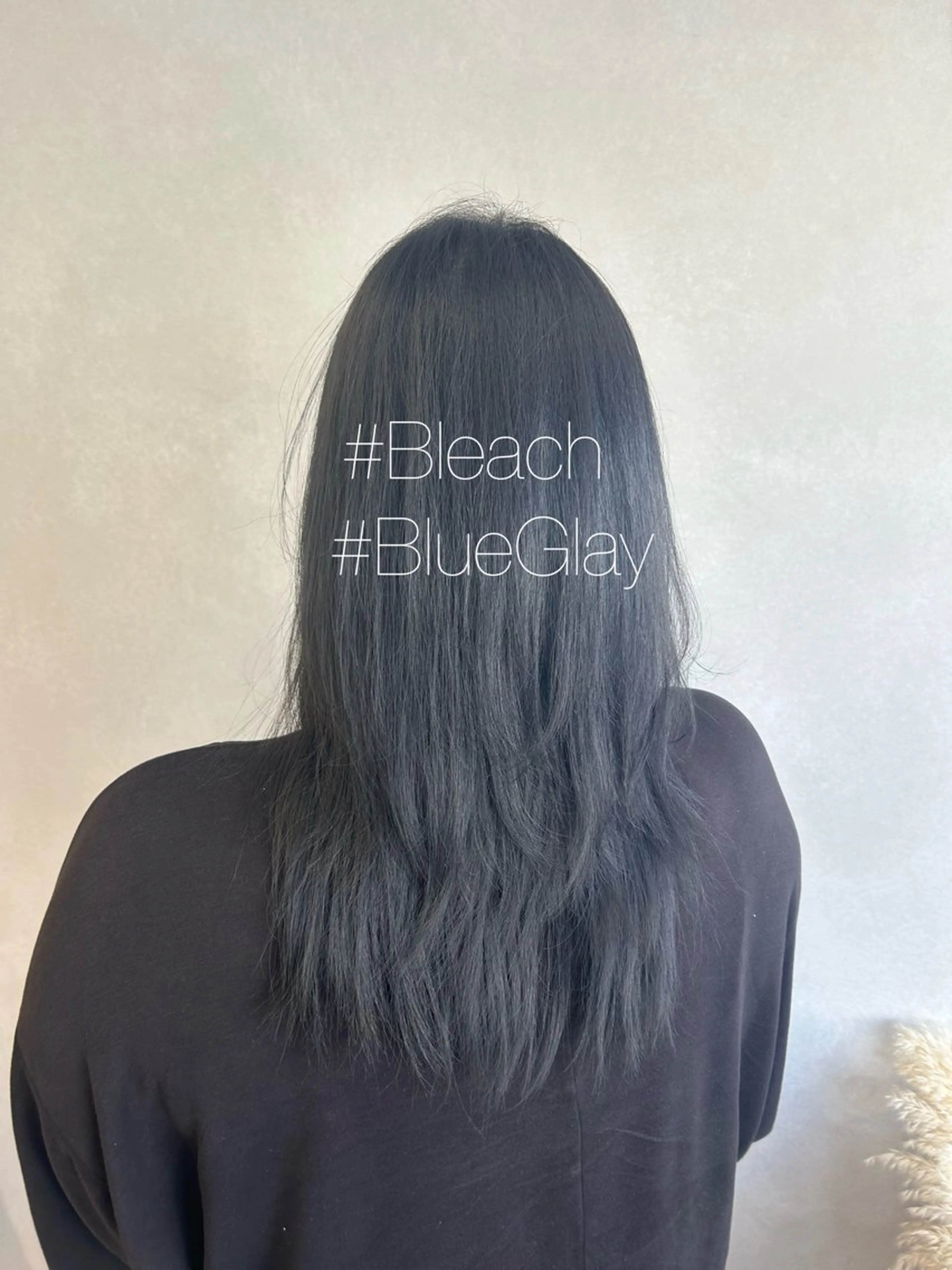 ロング カラー ブリーチ ブルーカラー ブルージュ カット ヘアカラー トリートメント 暖色･似合わせカラー (廣石沙英🎀)のヘアスタイル