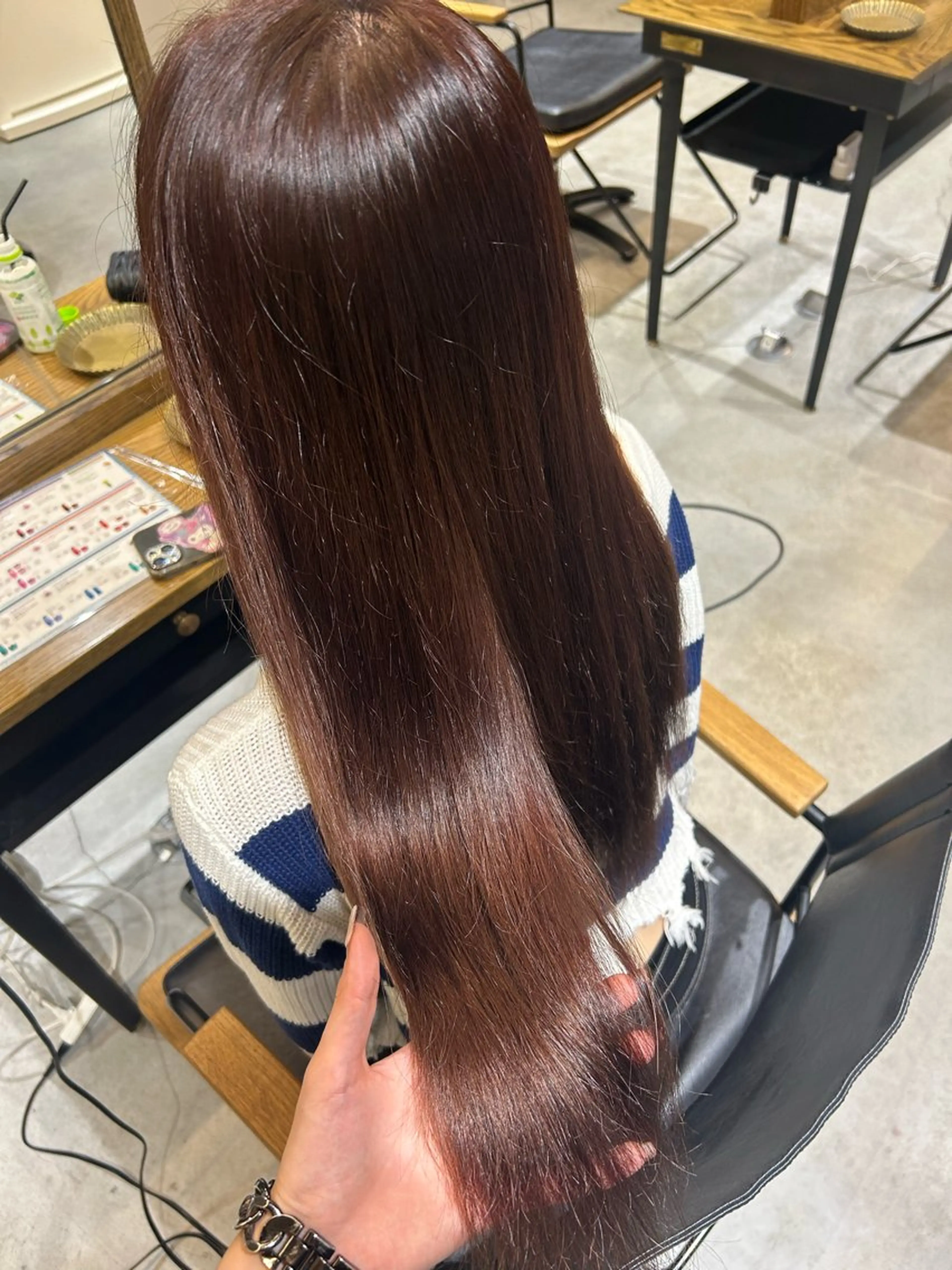 ロング カラー ヘアカラー Marin🫐/ 名駅/レイヤーカットのヘアスタイル