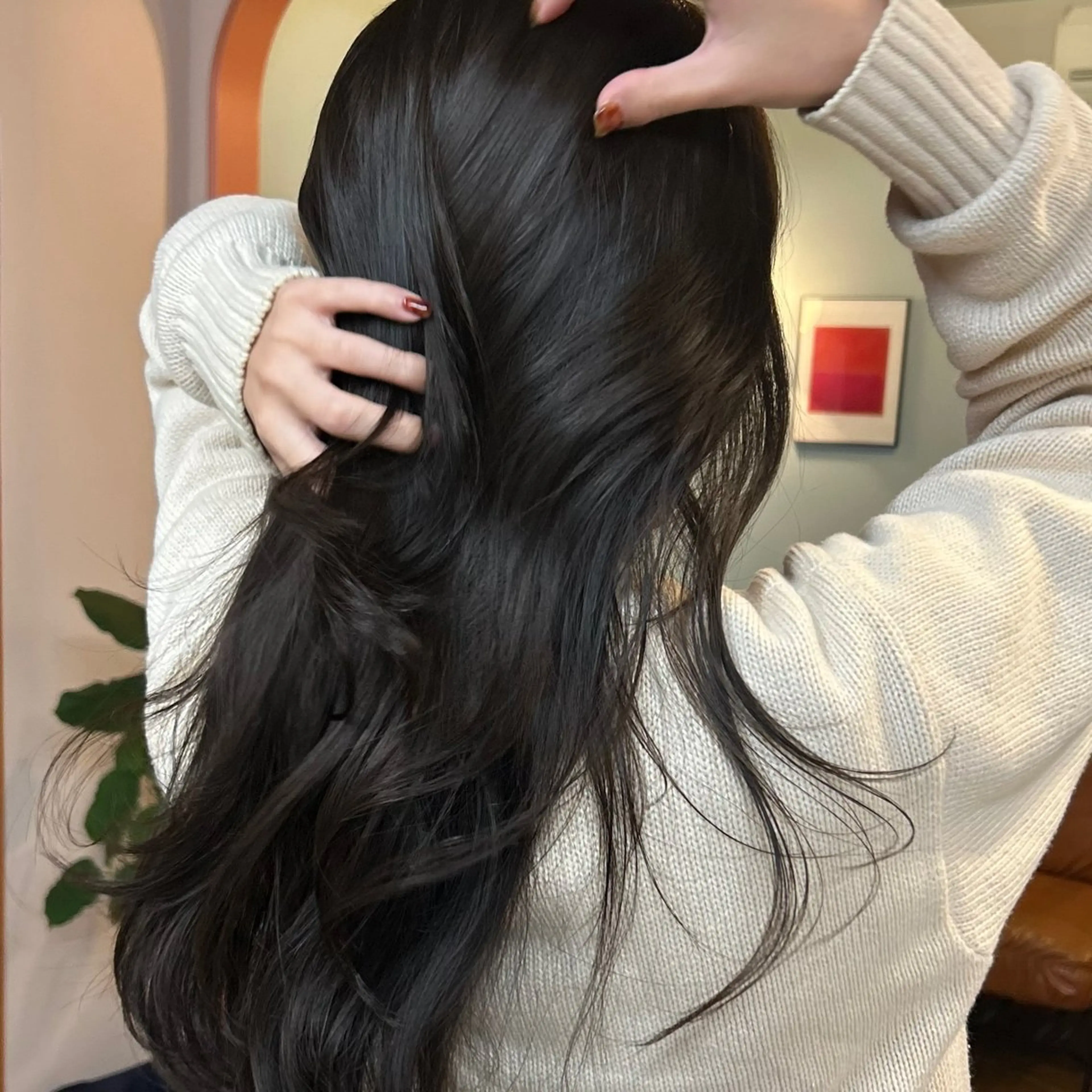 ロング カラー MUKU リカのヘアスタイル