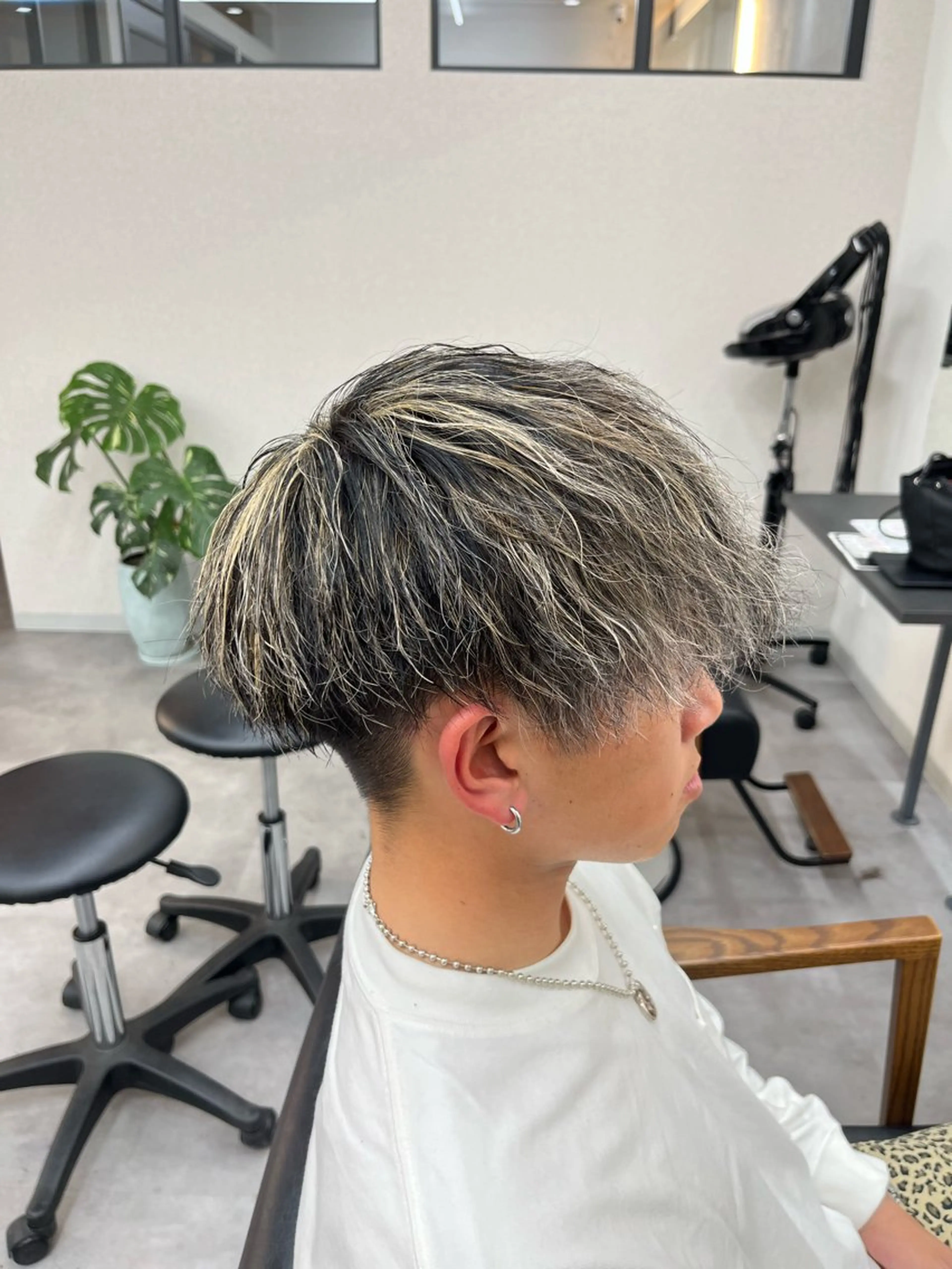 メンズ メンズハイライト RIENSaura /daichiのヘアスタイル