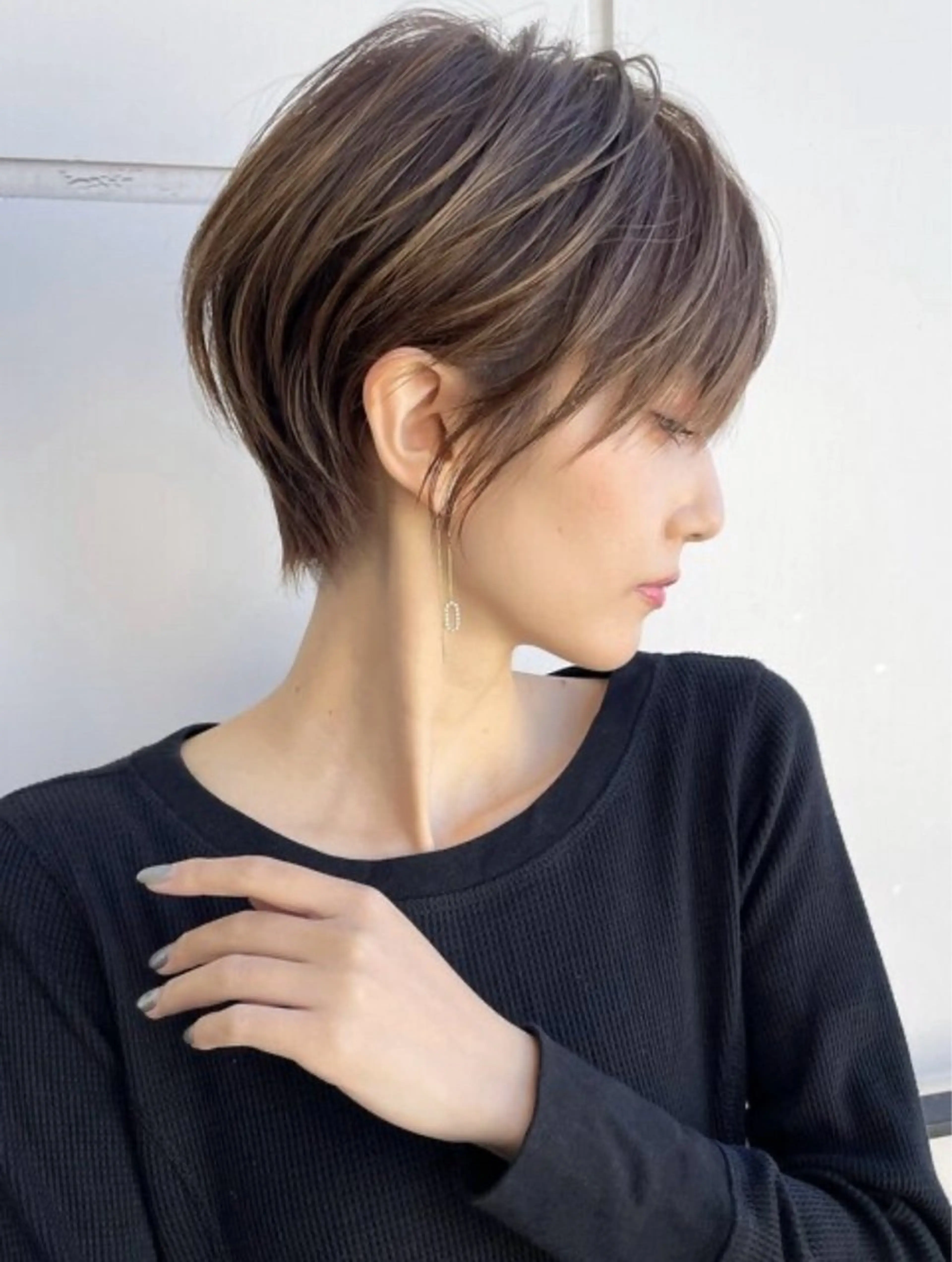 ショート ショートヘア メンズパーマ/ショー トカット/福井悟朗のヘアスタイル